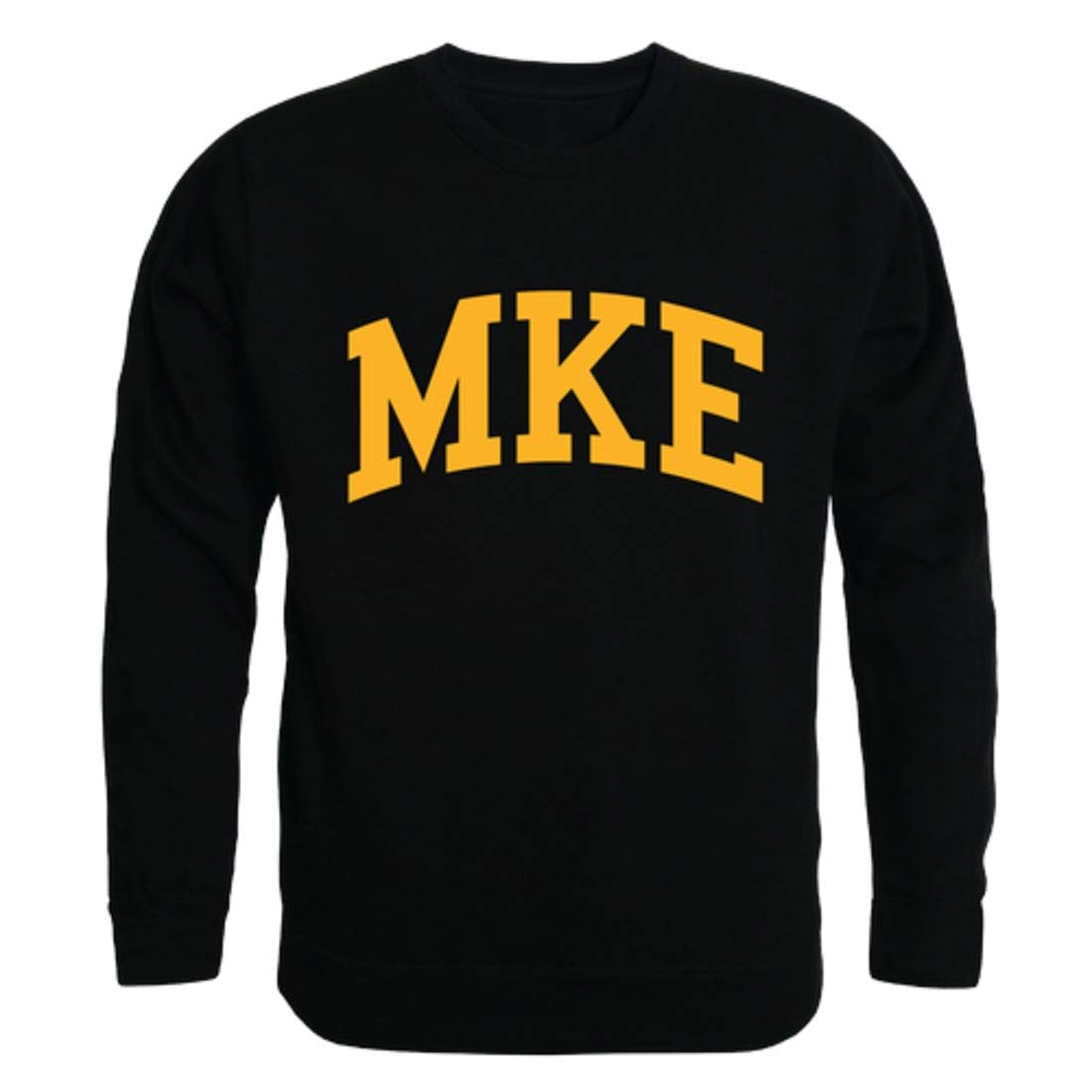 University of Wisconsin Milwaukee Panthers Arch Crewneck Sweatshirt | UW-Milwaukee Pullover Hoodie | Black College Apparel for Game Day & Campus Wear