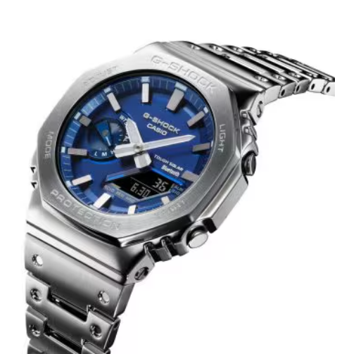 G Shock GMB2100AD-2A Tough Solar Full Metal Men's Watch - Shock Resistant, Solar Powered, Waterproof 200M for Outdoor Sports, Hiking & Daily Wear