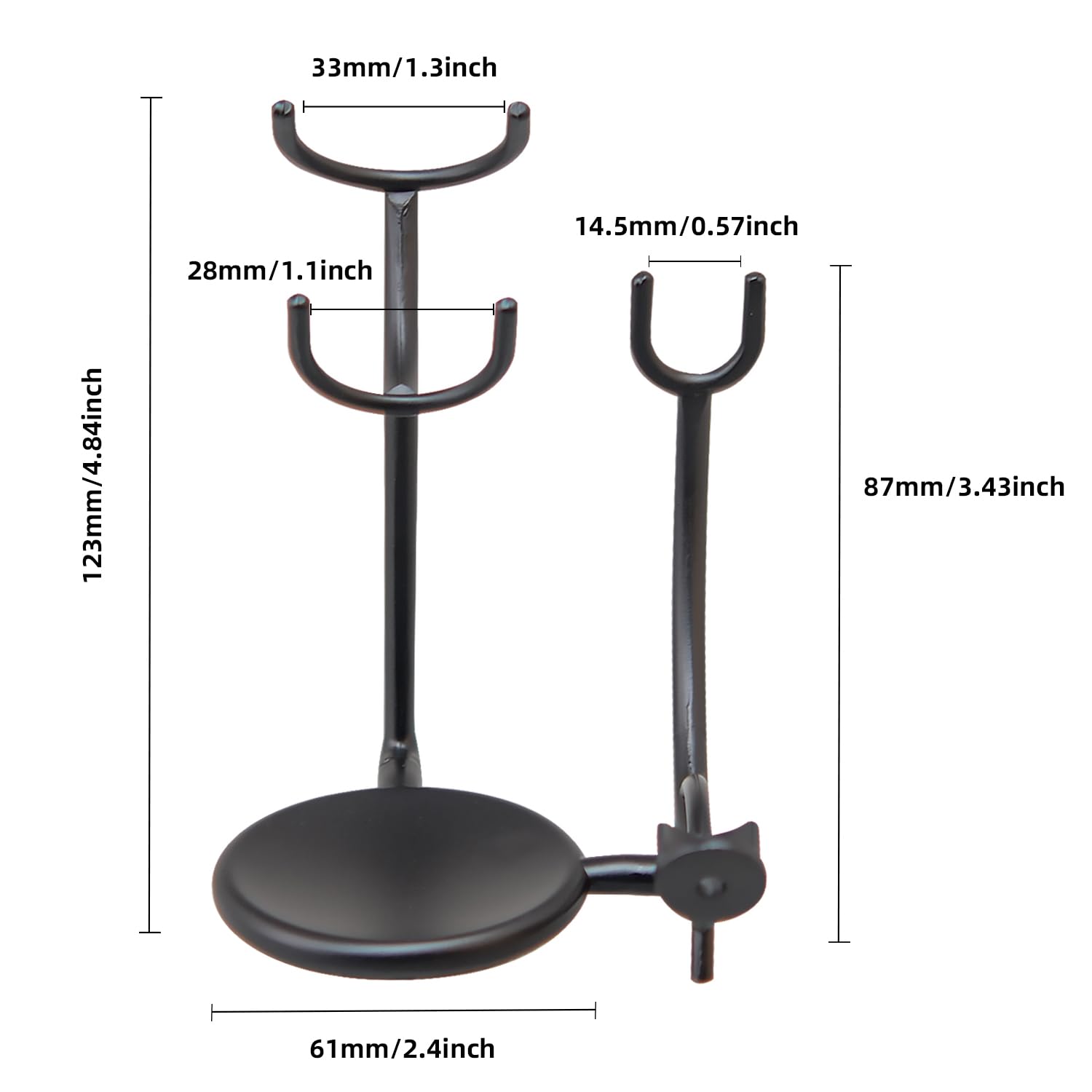 Premium Stainless Steel Razor & Brush Stand with Shaving Soap Bowl - Double Holder for Straight Razors, Safety Razors & Barber Tools - Perfect for Home Grooming & Professional Barber Shops