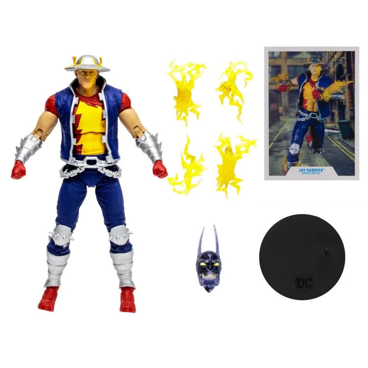 Speed Metal DC Multiverse Jay Garrick Action Figure (Collect to Build: The Darkest Knight) | DC Comics Collectible for Display & Play | Perfect for Superhero Fans & Collectors