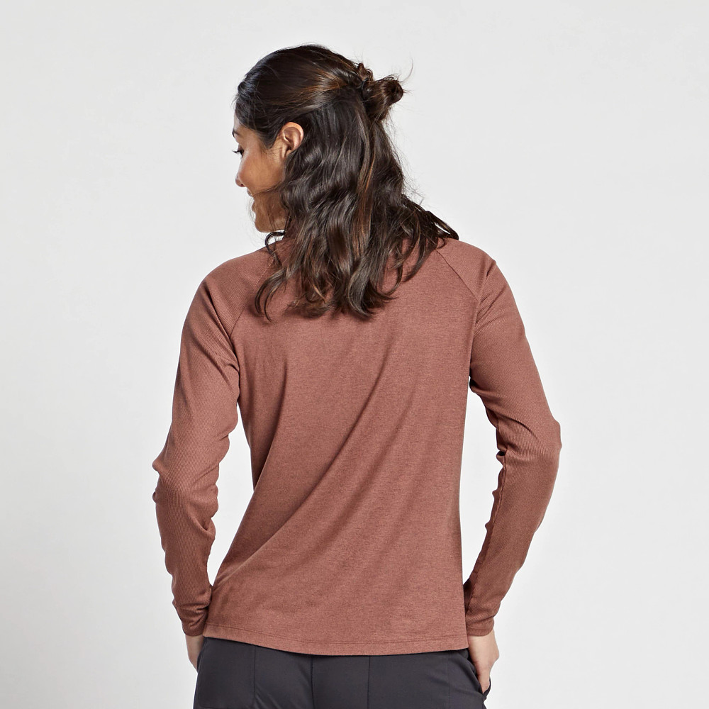 Korsa Vital Women's 1/2 Zip Pullover Fleece Jacket - Lightweight Warm Winter Outdoor Hiking & Casual Wear