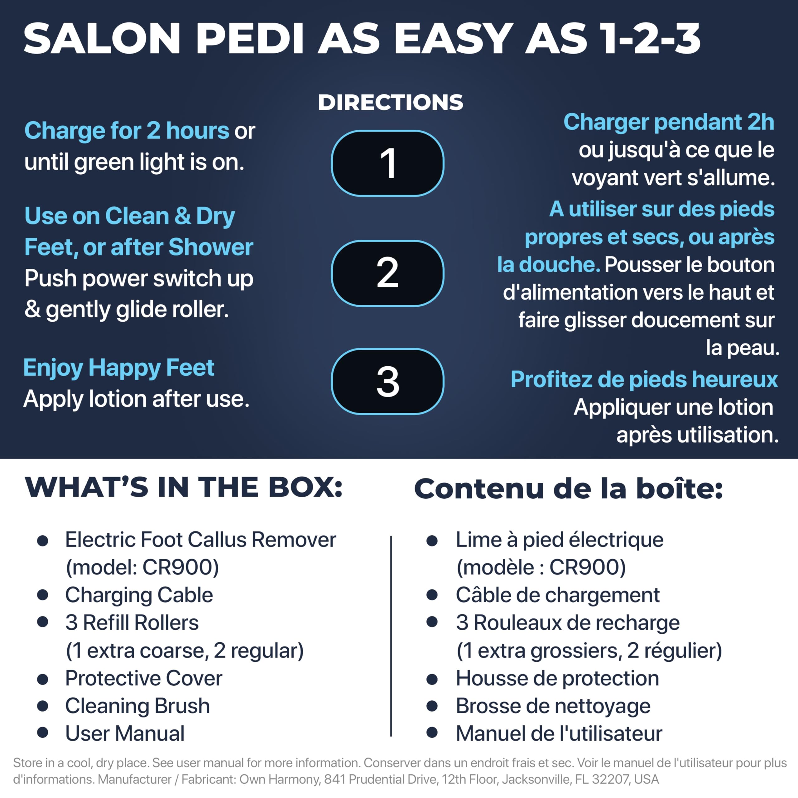 Electric Callus Remover for Women - Rechargeable Foot File Pedi Sander with 3 Rollers | Professional Pedicure Tool for Hard, Cracked & Dry Skin Care | Perfect for Home Spa, Salon & Travel Use