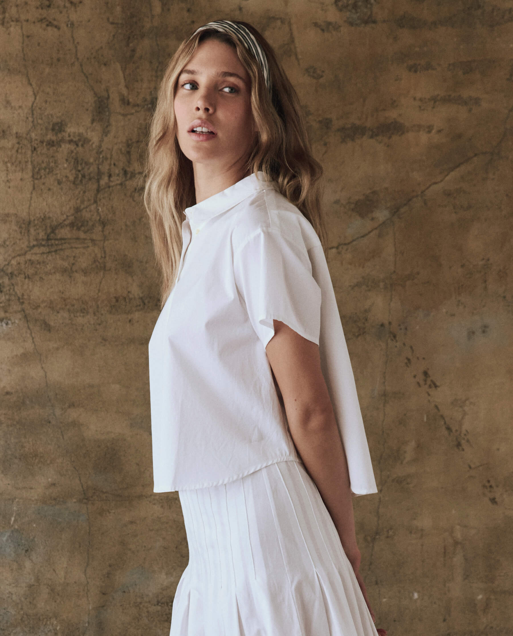 Valor Women's White Top - Stylish Casual Blouse for Everyday Wear, Work & Outings