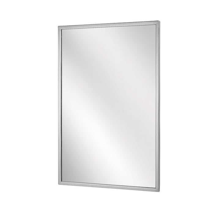Bradley 781 18-Inch Tempered Glass Mirror – Shatterproof Bathroom Vanity Mirror for Makeup, Shaving & Home Decor