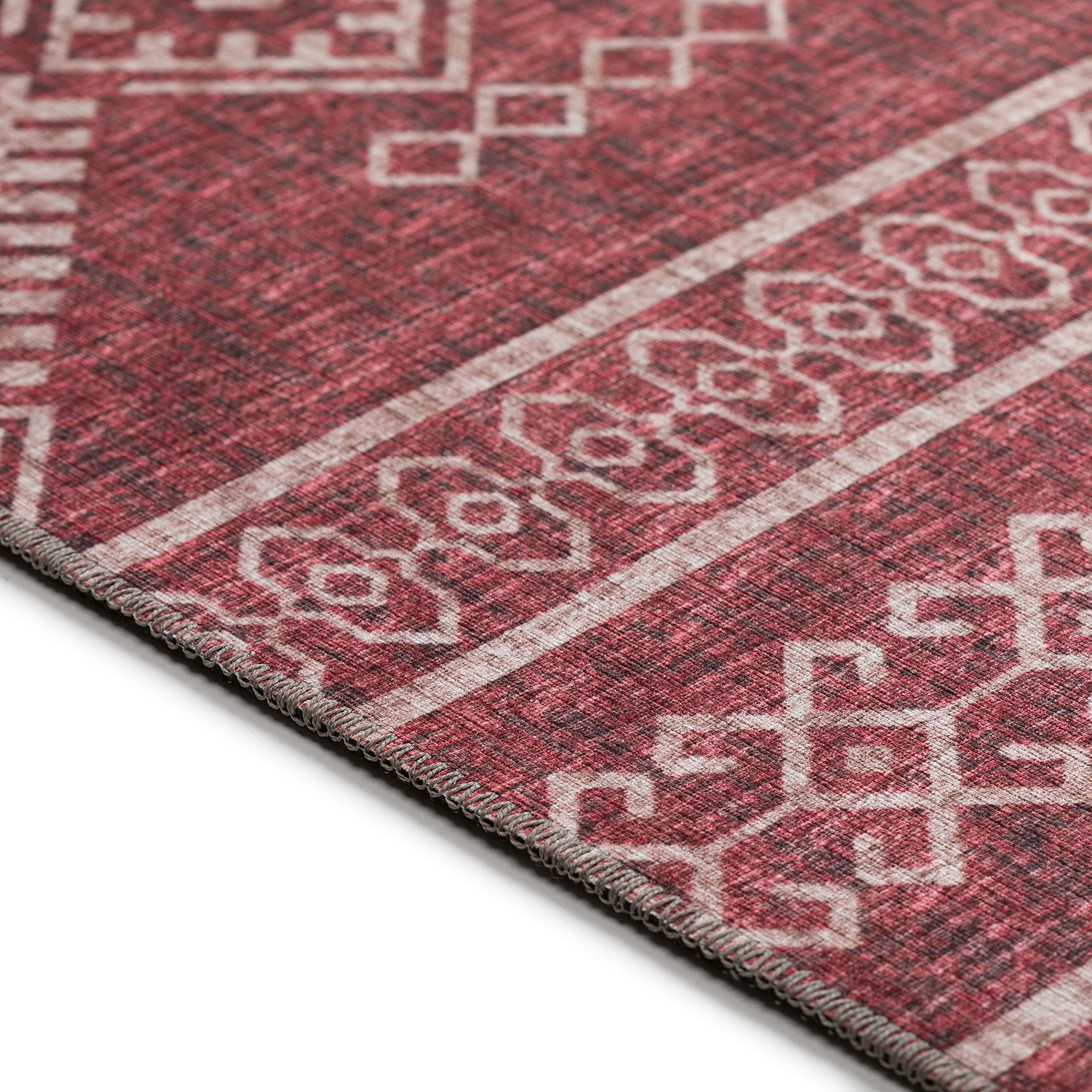 Addison Rugs Yuma AYU44 Canyon 8' x 10' Area Rug - Southwestern Style Handmade Wool Rug for Living Room, Bedroom & Dining Room Decor