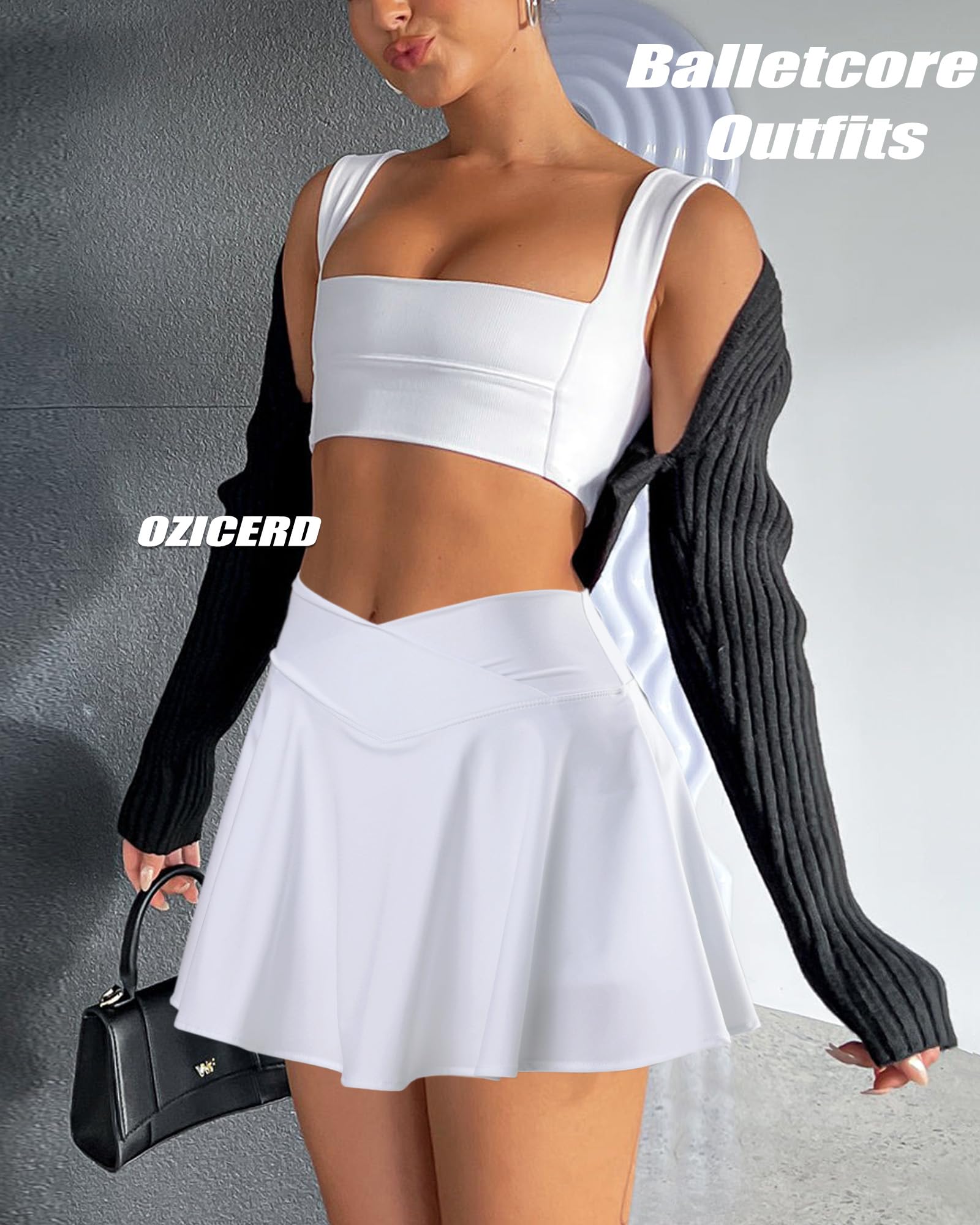 Women's 2-Piece Tennis Skirt Set - Breathable Athletic Mini Skort with Built-in Shorts for Pickleball, Golf & Casual Wear | Perfect for Sports, Gym & Summer Outfits