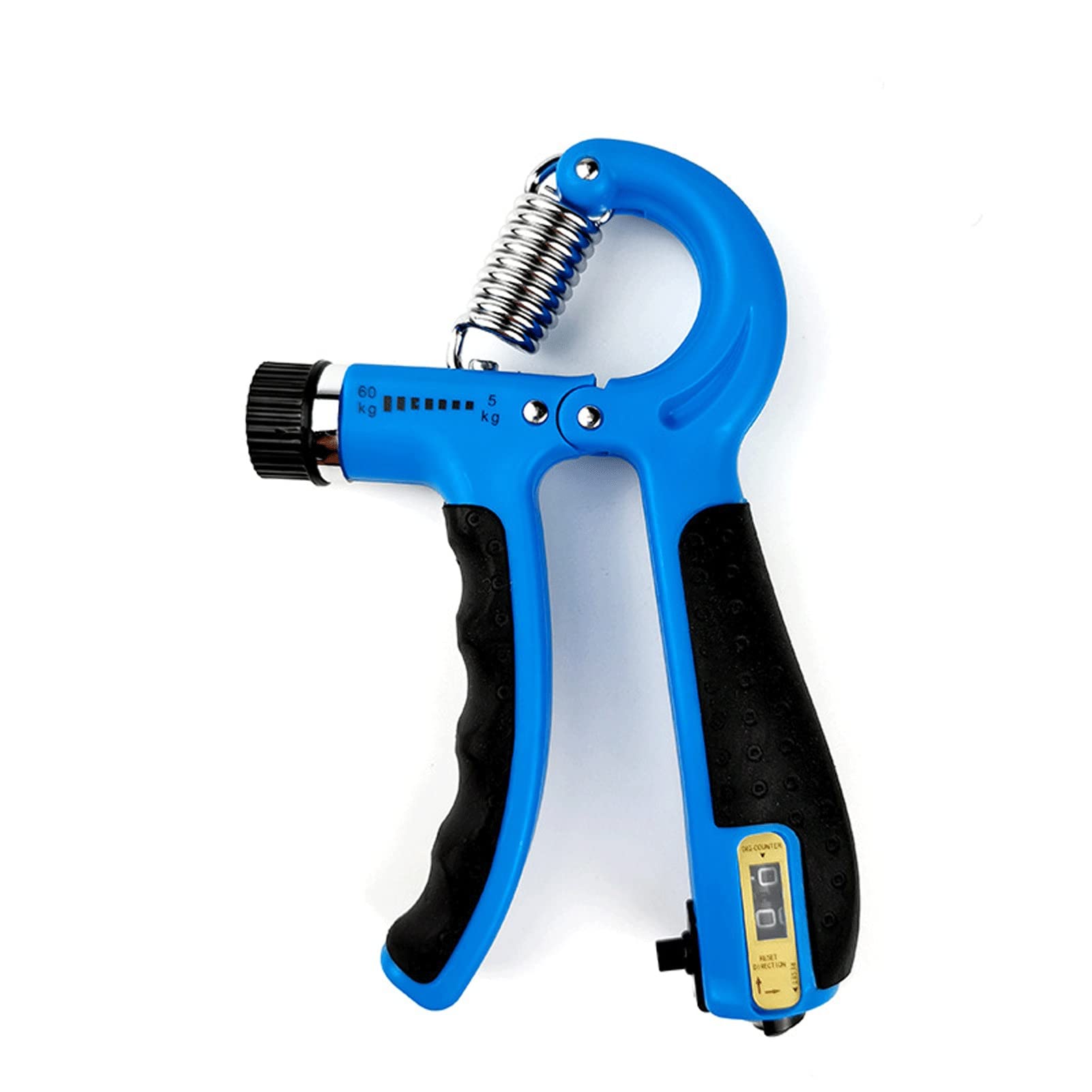 Adjustable Hand Grip Strengthener 11-132Lbs - Non-Slip Grip Strength Trainer for Forearm & Finger Exercises - Orange Resistance Bands for Muscle Building & Physical Therapy - Perfect for Gym, Office & Home Workouts