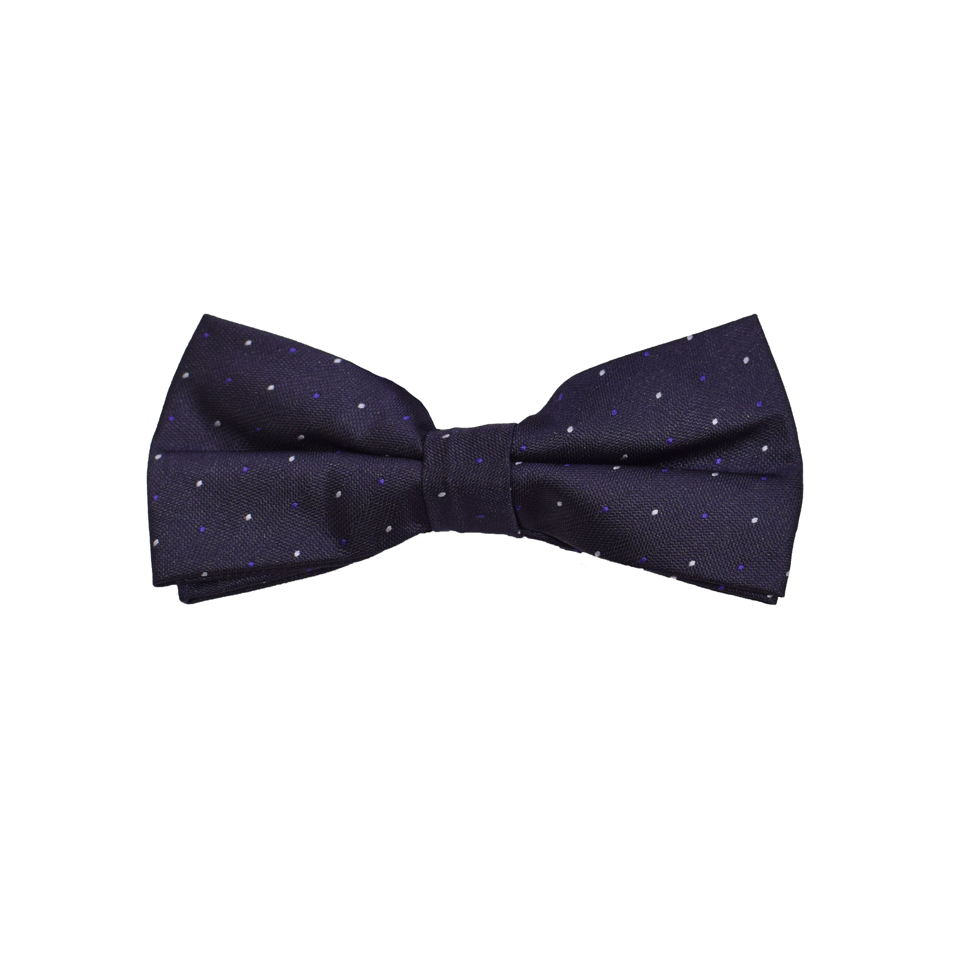 Elegant Purple Micro Polkadot Bow Tie for Men - Perfect for Weddings, Parties & Formal Events | Adjustable & Comfortable