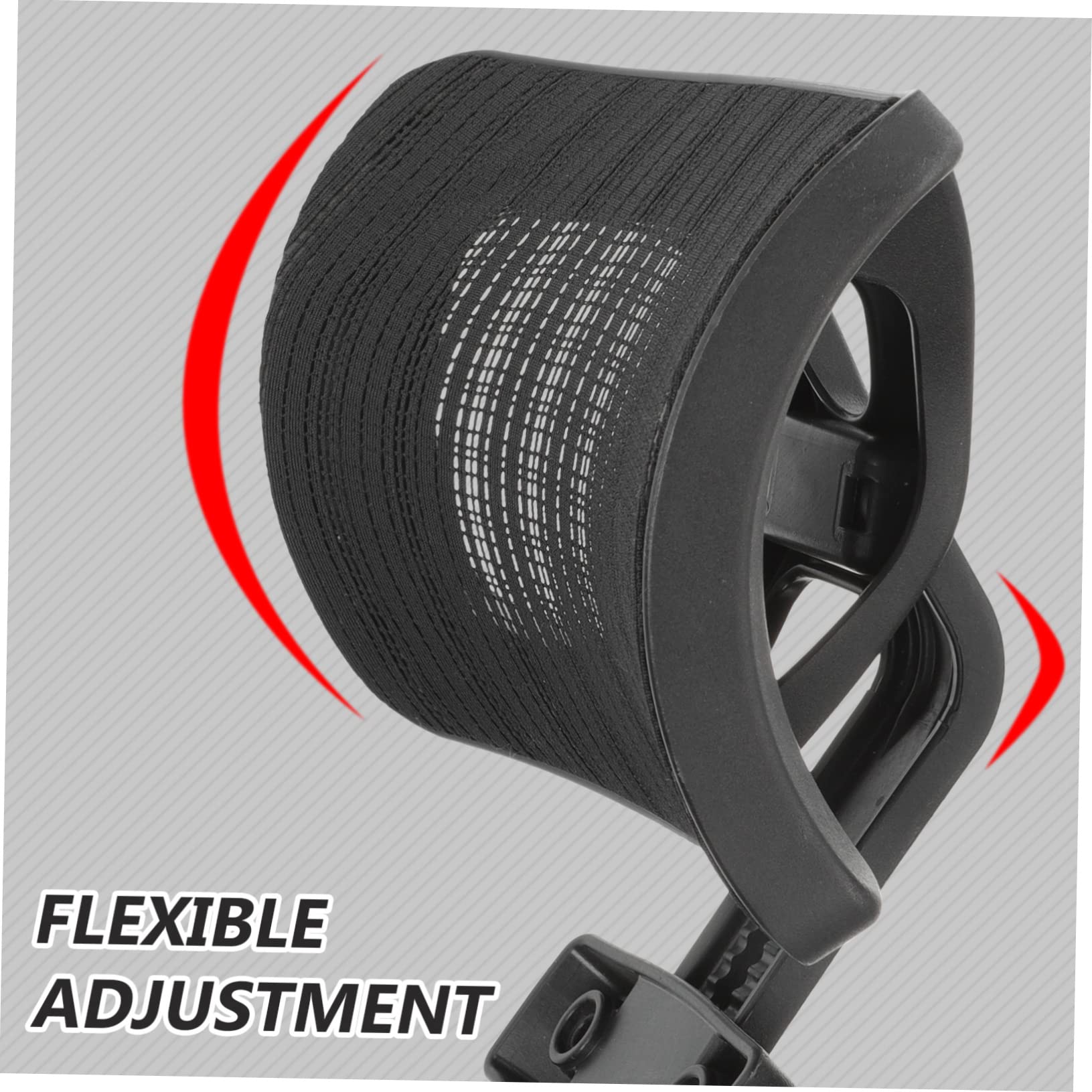 Universal Adjustable Headrest for Office Chair - Ergonomic Neck Support Pillow with Height & Angle Adjustment for Executive, Desk & Computer Chairs - Perfect for Long Work Hours & Home Office Comfort