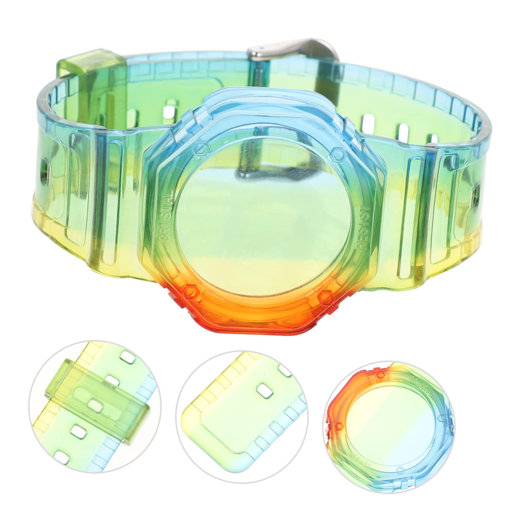 OSALADI 2pcs AirTag Bracelet Case - Stainless Steel Tracker Band for Kids