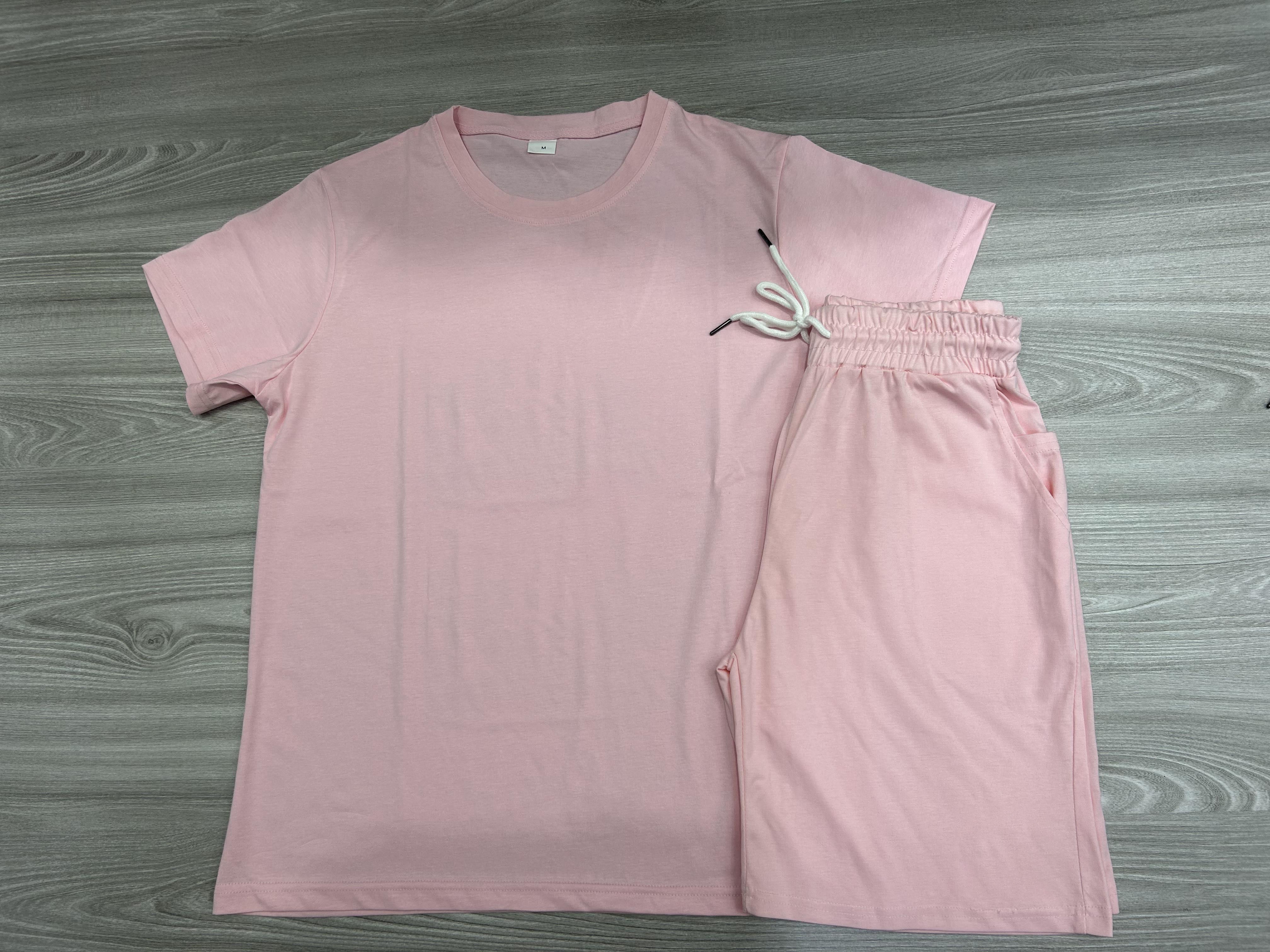 Men's Casual Short Sleeve T-Shirt and Shorts Set - Comfortable Summer Outfit for Beach, Gym, and Outdoor Activities