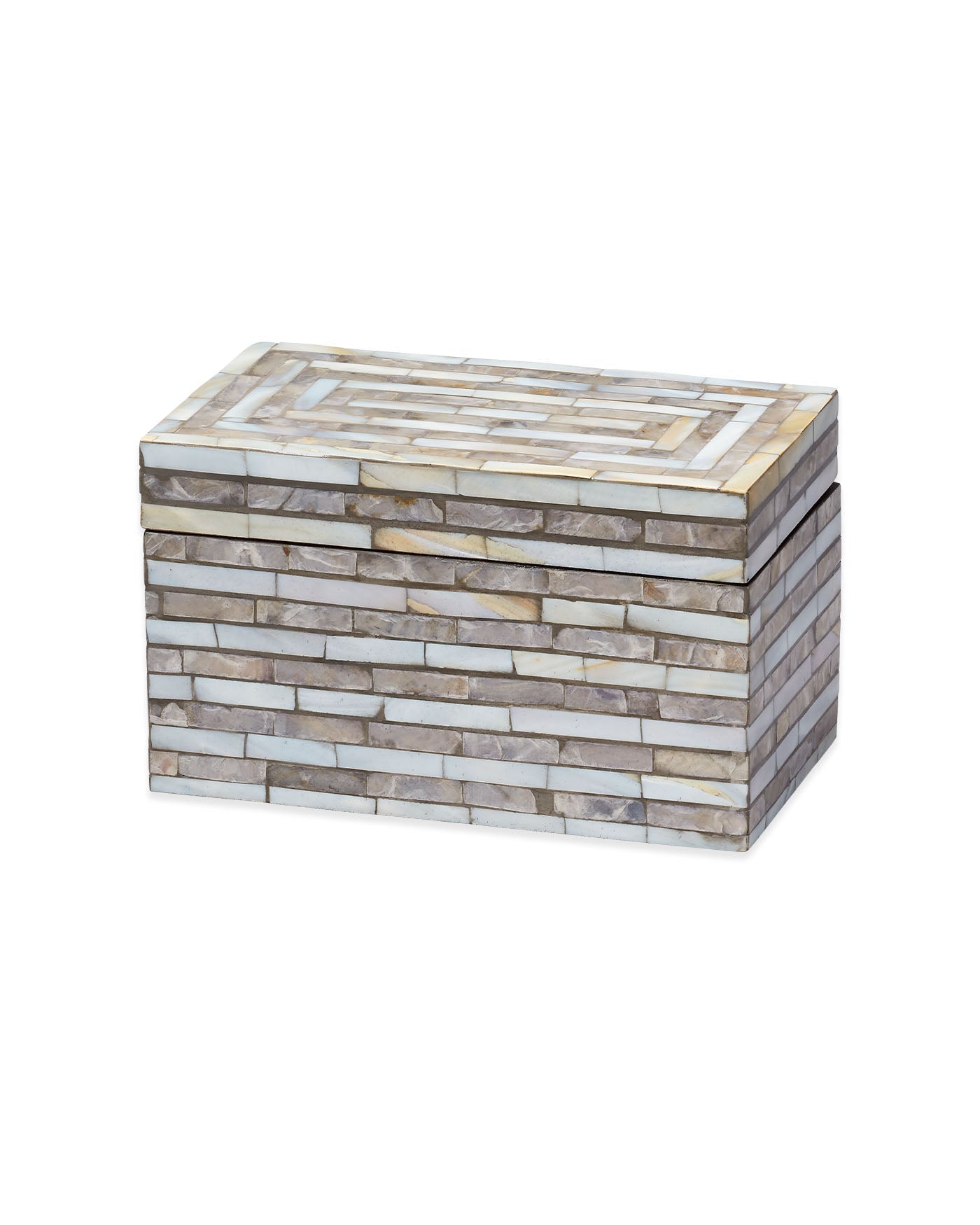 Roosevelt Box Mixed Grey - Stylish Storage Solution for Home, Office, and Dorm Organization