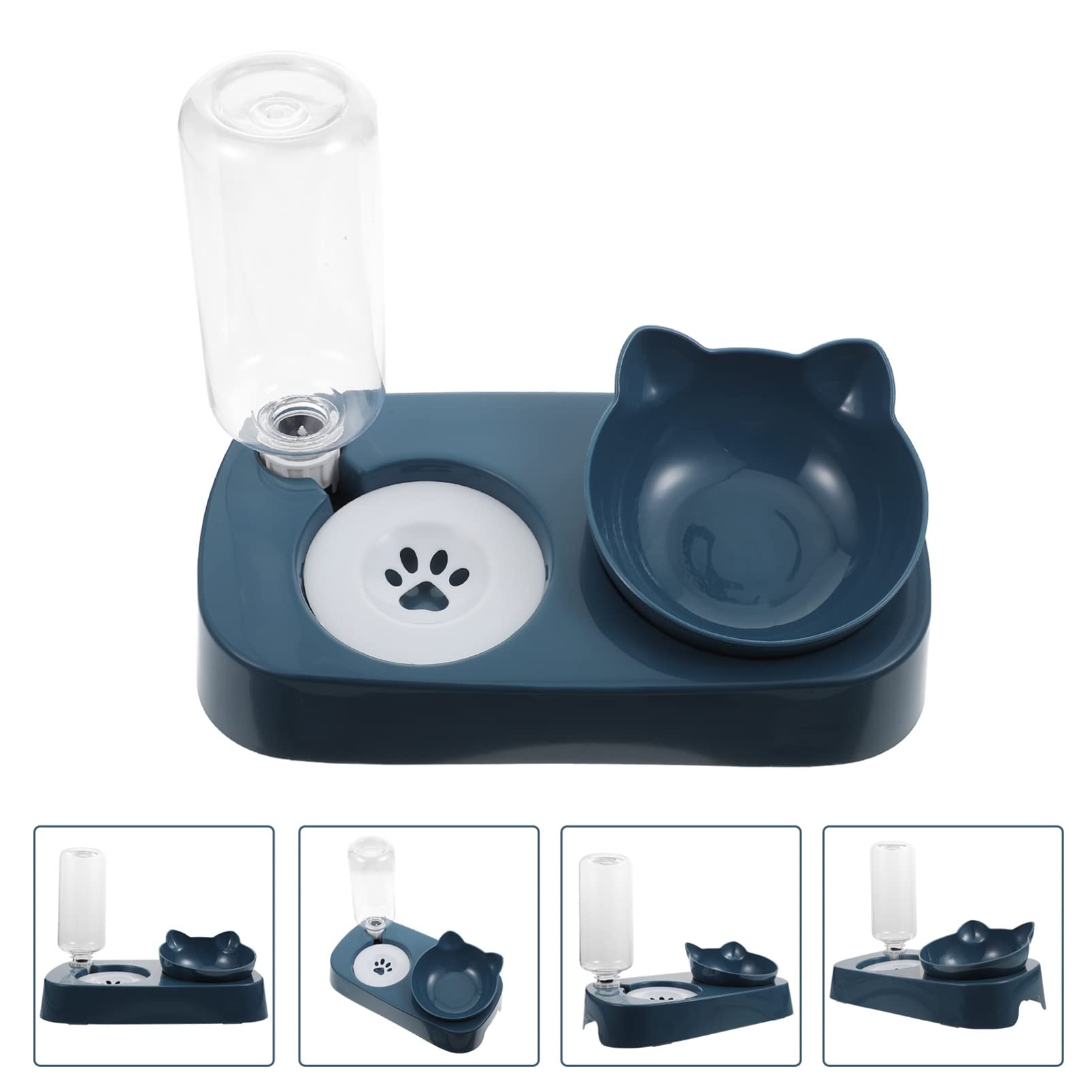 Balacoo Automatic Dog Feeder and Water Station - Large Pet Food Bowl with Eco-Friendly PP Material for Dogs & Cats - Perfect for Home, Travel, and Outdoor Use
