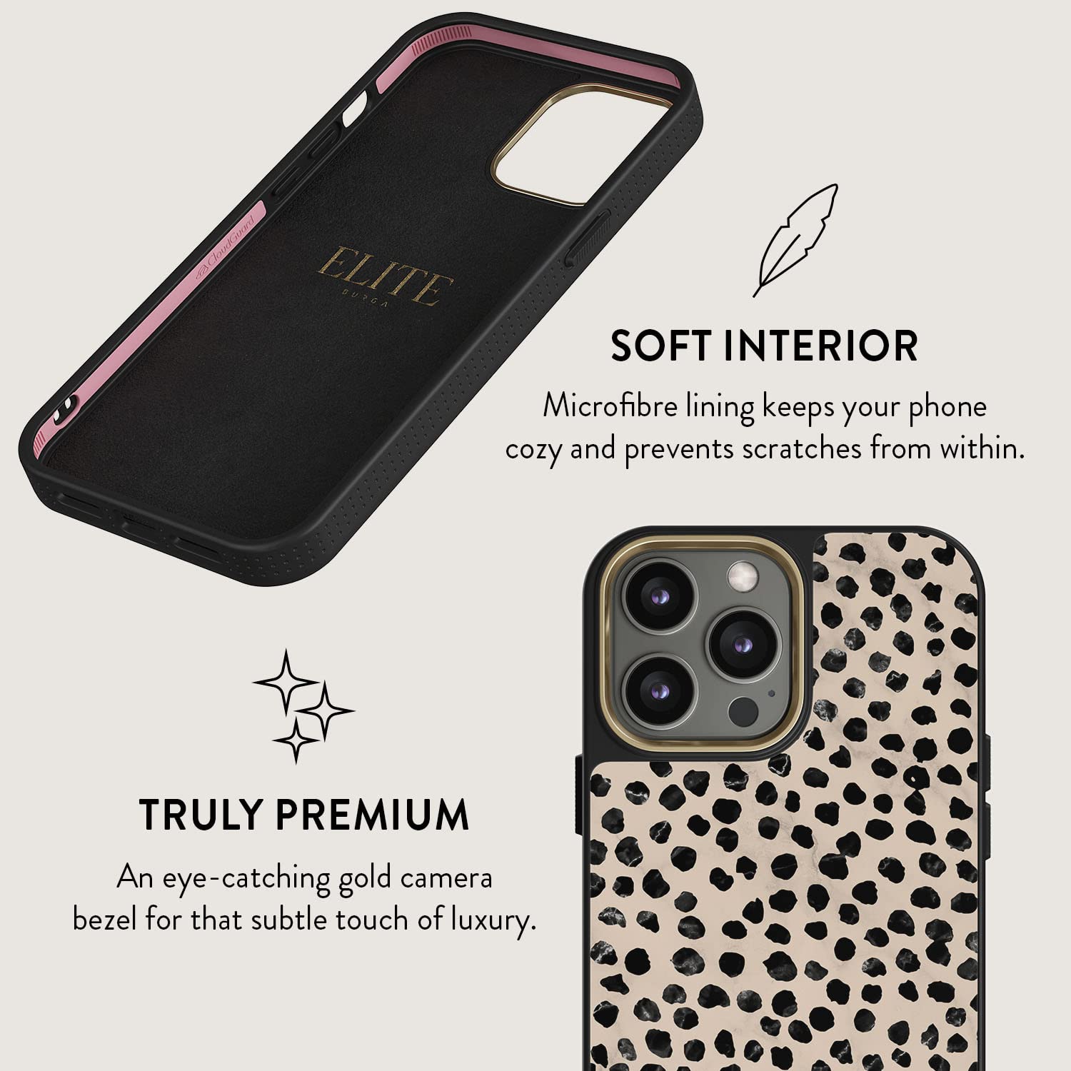 BURGA Protective Case for iPhone 14 Pro Max - Cute Aesthetic Phone Cover with Trendy Fall Pattern | Shockproof Slim Fit for Apple iPhone 14 Pro Max | Perfect for Everyday Use, Travel & Fashion Accessory