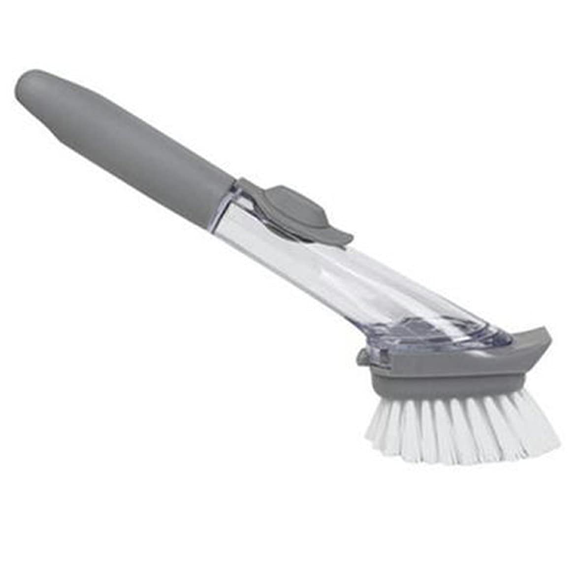 Xinsany Hydraulic Brush Pot - Durable Kitchen Cleaning Tool with Removable Liquid Injection for Easy Refill | Perfect for Dishwashing, Countertop Cleaning, and Household Chores (Type 1)