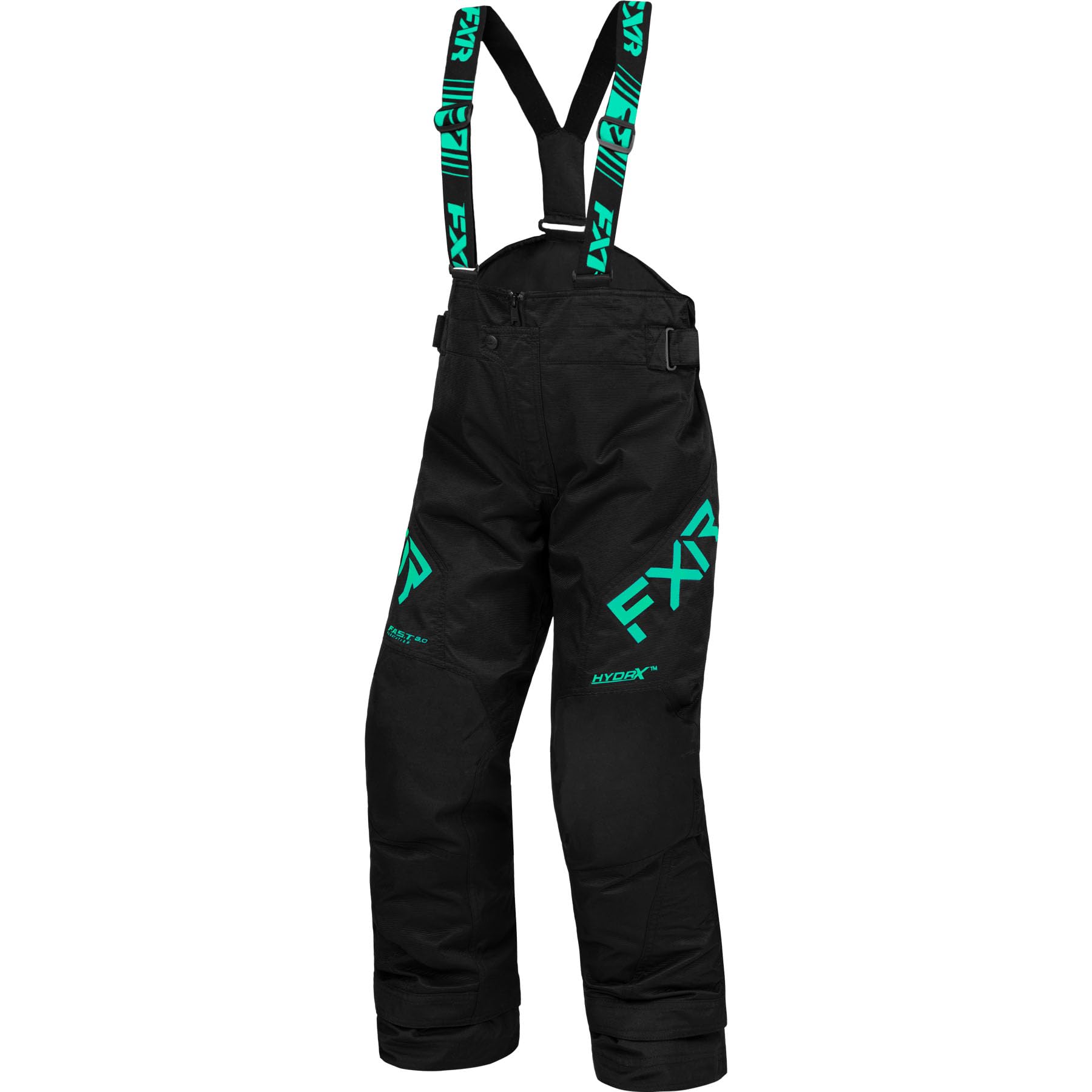 FXR Youth Clutch Pant 2025 - Boys' Motocross Pants (Black/Mint, Size 12) - Durable & Comfortable for Off-Road Racing & Dirt Bike Riding