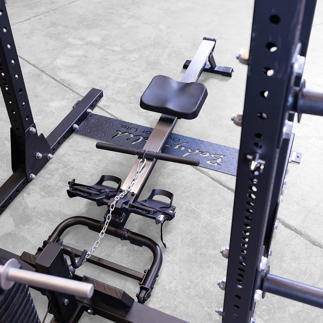 Body-Solid Rower Attachment for Home Gyms - Low-Impact Cardio Workout Equipment for Cable Machines, Pulleys & Power Racks | Perfect for Home Fitness, Full-Body Training & Joint-Friendly Exercise