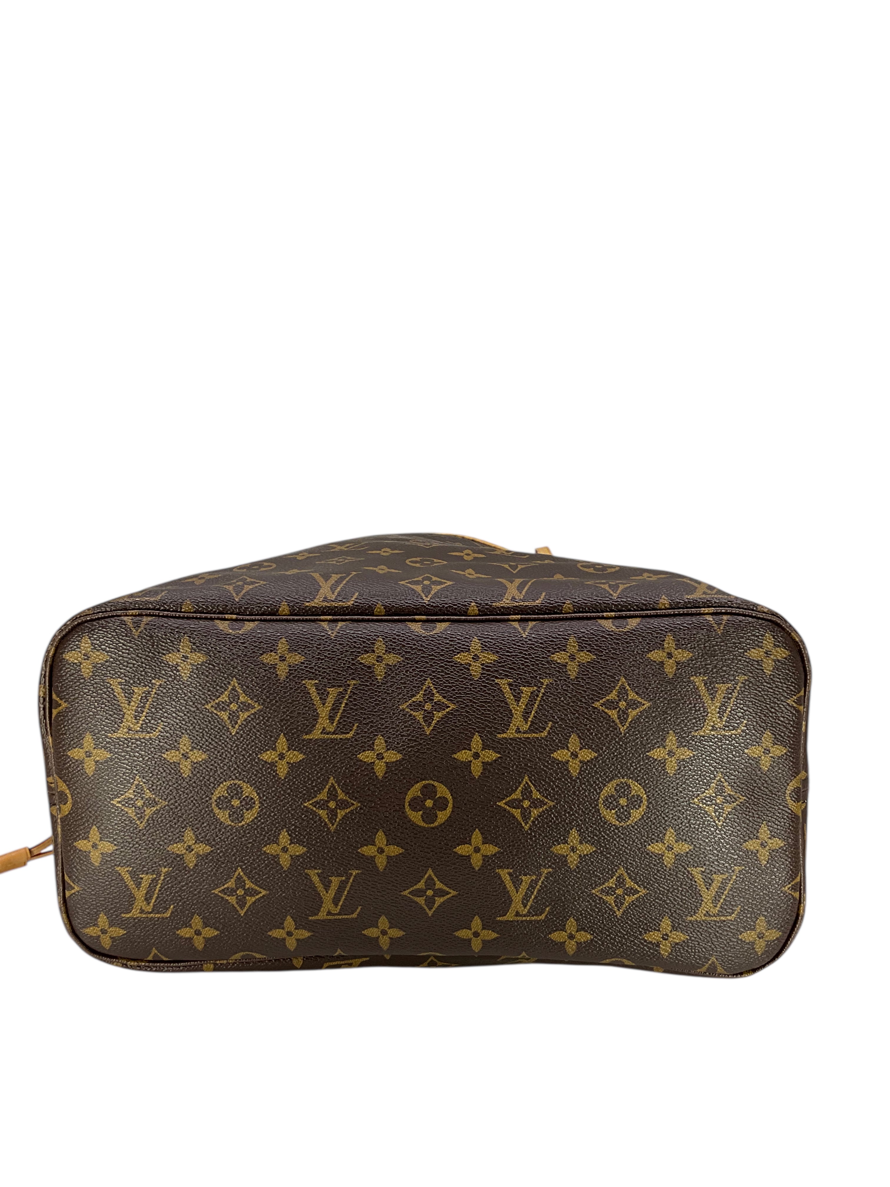 Louis Vuitton Neverfull MM Monogram Canvas Tote Bag - Luxury Designer Handbag for Women, Perfect for Work, Travel & Everyday Use