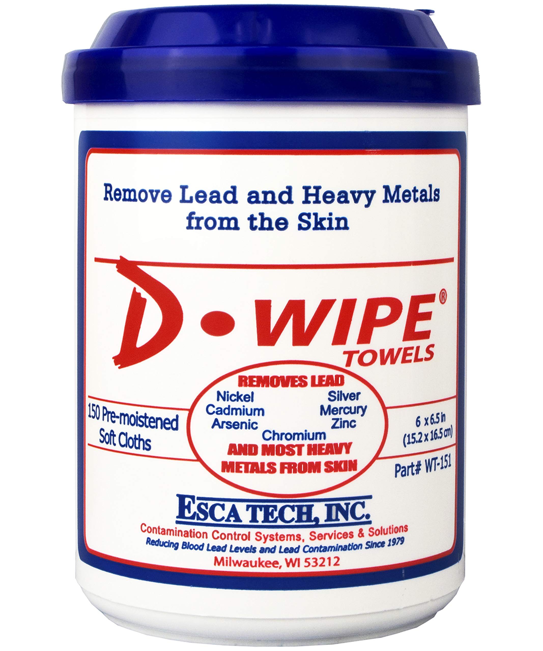 D-Lead D-Wipe Disposable Cleaning Towels - 150 Count Bulk Pack (WT-151) | Heavy-Duty Absorbent Wipes for Home, Office & Industrial Use | Multi-Purpose Cleaning Cloths for Kitchen, Bathroom & Workshop Surfaces