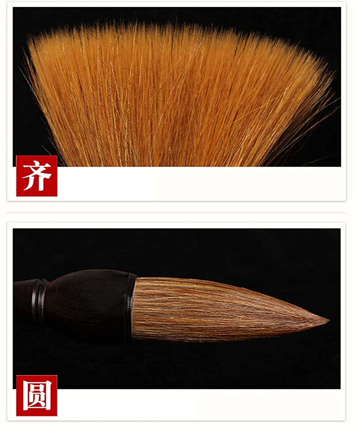 Premium Chinese Calligraphy Brush - Sandalwood Handle for Writing & Sumi Painting | Art & Meditation