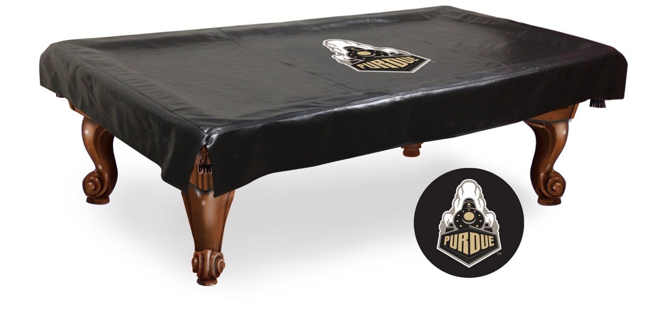 NCAA Purdue Boilermakers Pool Table Cover - Waterproof Billiard Table Protector for Game Room Decor & Sports Fan Gifts
