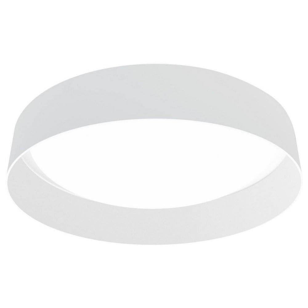 EGLO 93388A White LED Ceiling Light Fixture - Modern Energy Efficient Lighting for Living Room, Bedroom & Kitchen