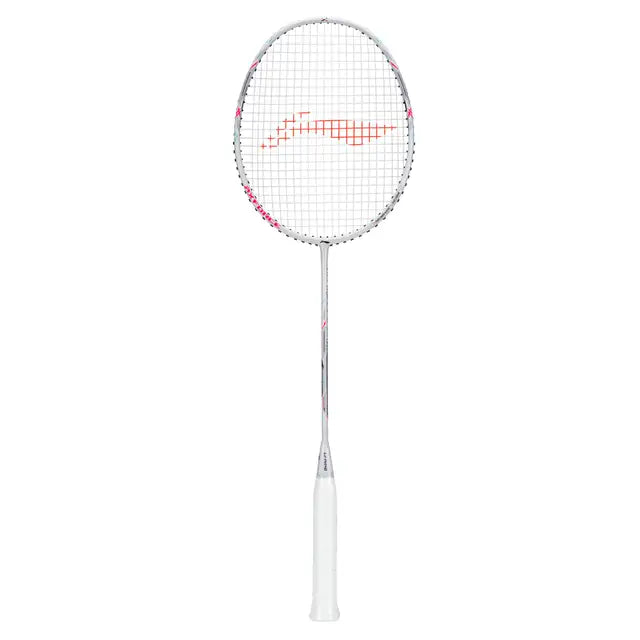 Li Ning Axforce Cannon White Badminton Racket - Professional Prestrung Racquet for Advanced Players | Perfect for Tournaments & Training Sessions | Made in China