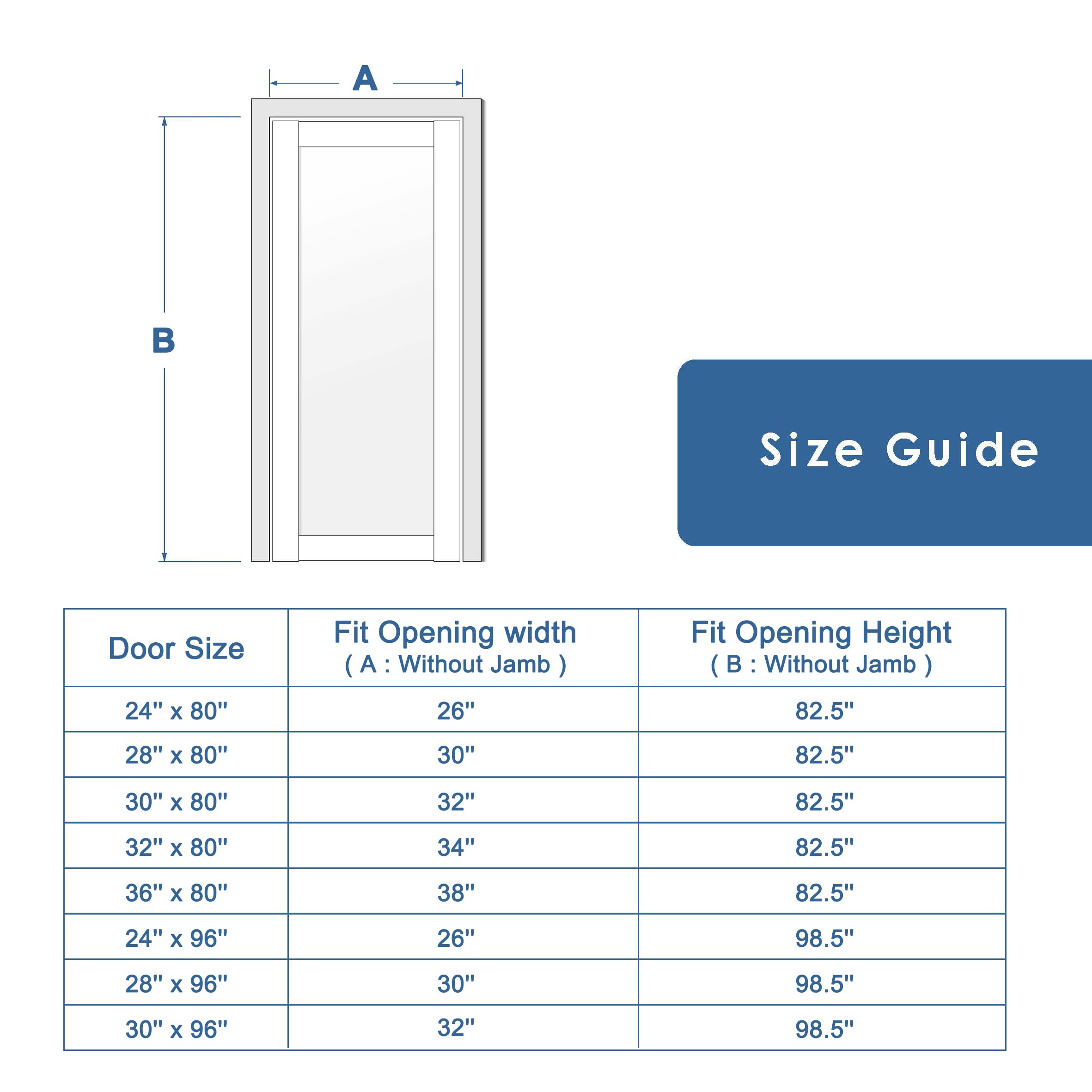 WINSTELLAR Frosted Glass Prehung Interior Door - Paintable Solid Core Slab with Ready-to-Assemble Kit, 24x80 Inches, White Primed for Living Room, Pantry & Laundry Room - Perfect for Privacy & Modern Home Decor