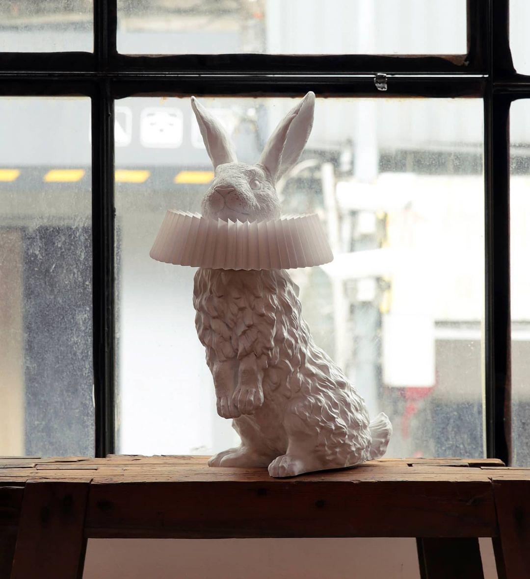 Rabbit X Table Lamp - Modern LED Night Light for Bedroom, Nursery, Kids Room - Soft Glow & Energy Efficient Lighting for Home Decor