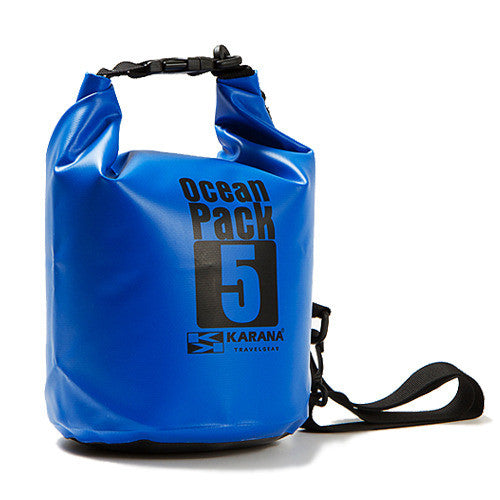 **Karana Ocean Pack 5L Waterproof Dry Tube Bag - Ideal for Kayaking, Boating, Swimming & Outdoor Adventures**