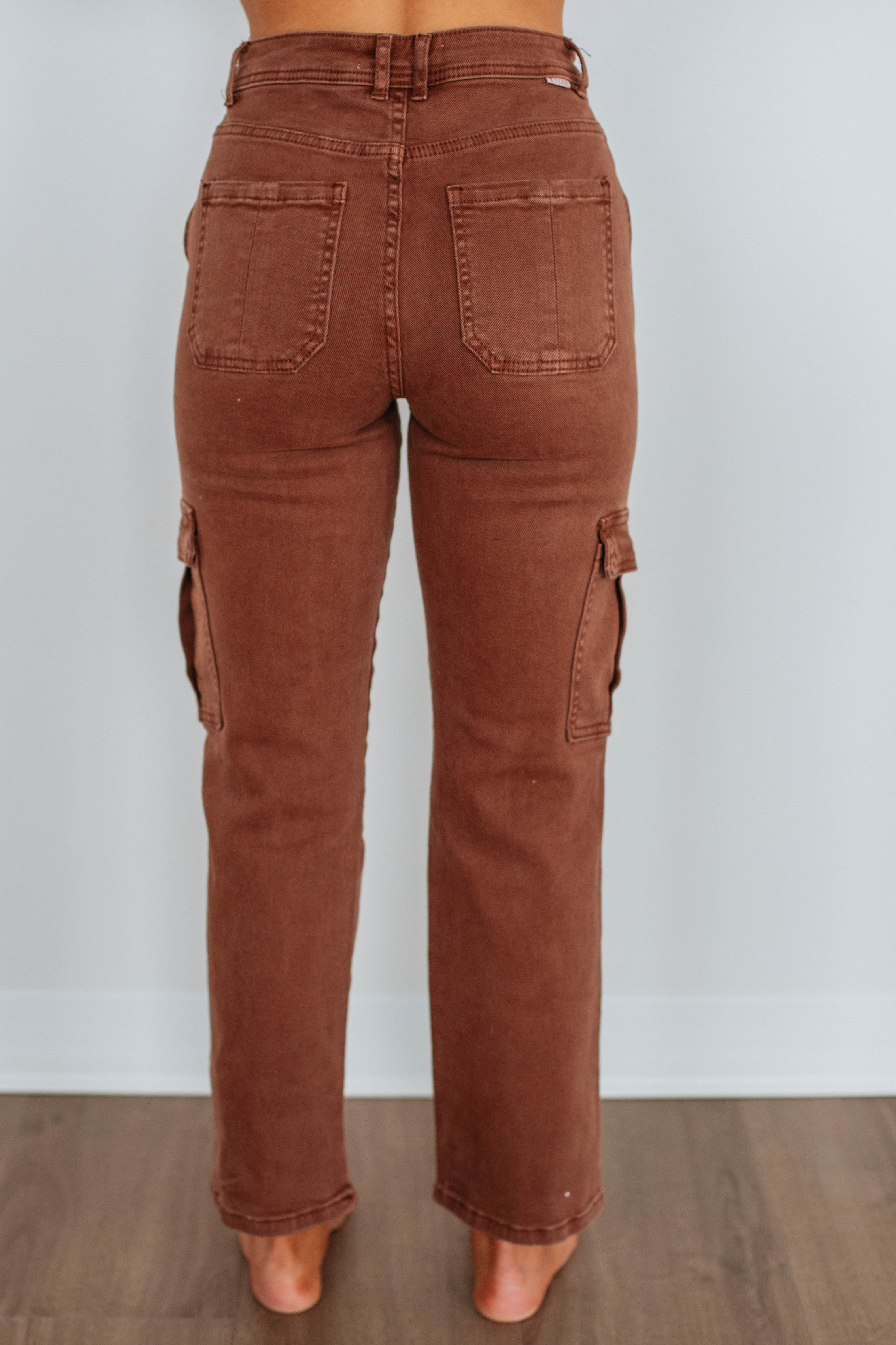 Hadley Risen Cargo Jeans for Men - Stylish & Comfortable Espresso Brown Work Pants - Perfect for Outdoor Adventures, Hiking & Casual Wear