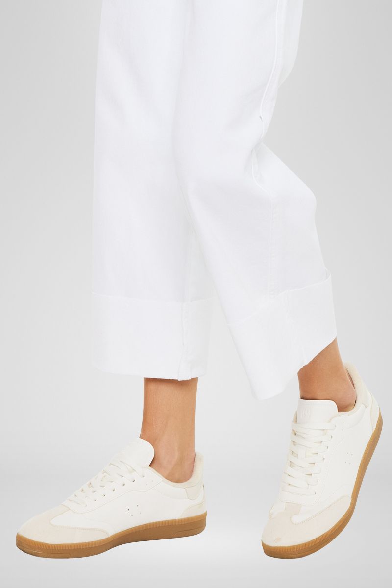 Alfie 90's Vintage High Waisted Cropped Wide Leg Jeans for Women - Retro Denim Pants for Casual Outfits & Streetwear Fashion