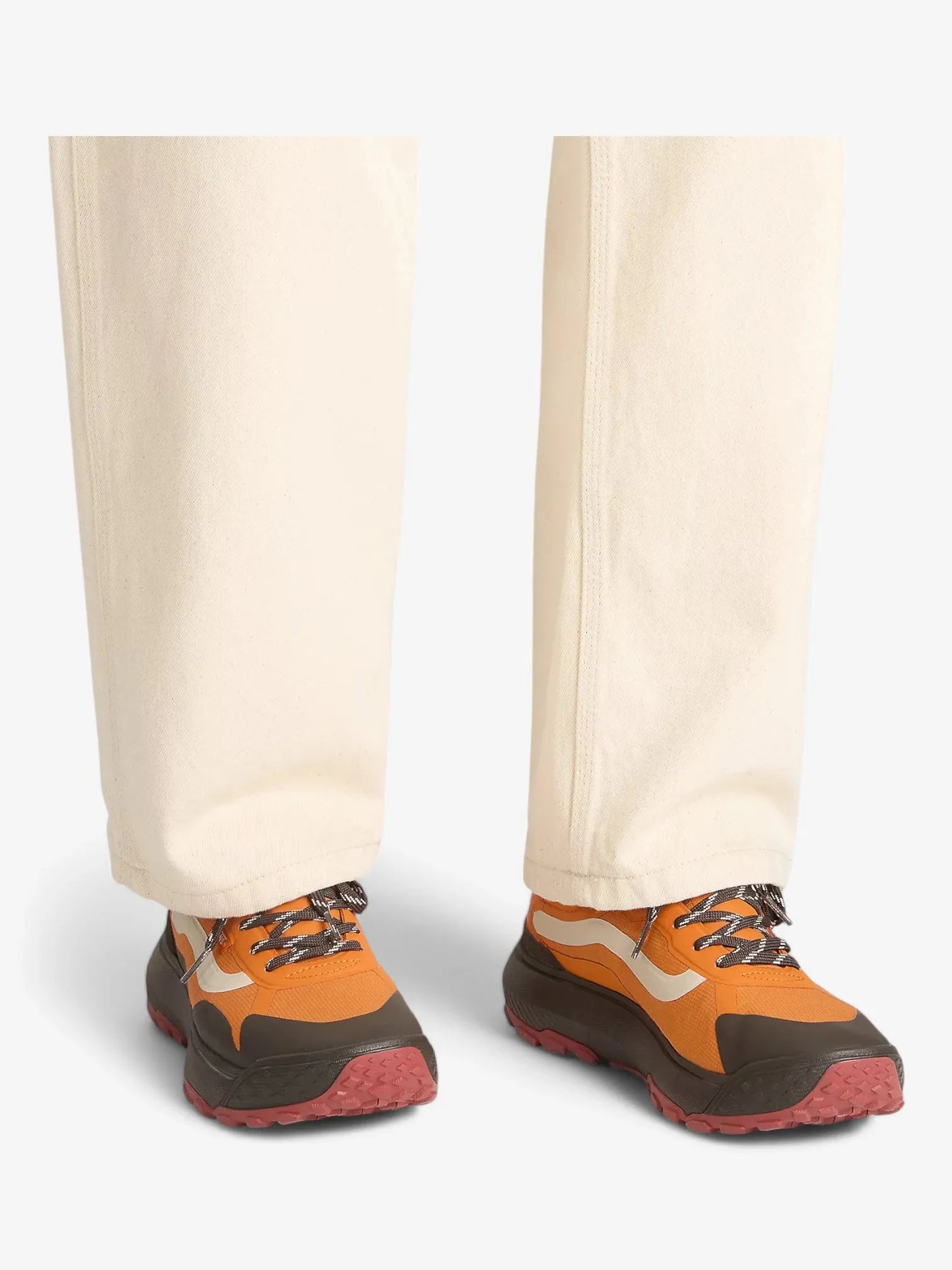 Vans MTEE Crosspath Sneakers for Men & Women - Orange & Red Hiking Shoes for Outdoor Adventures & Casual Wear