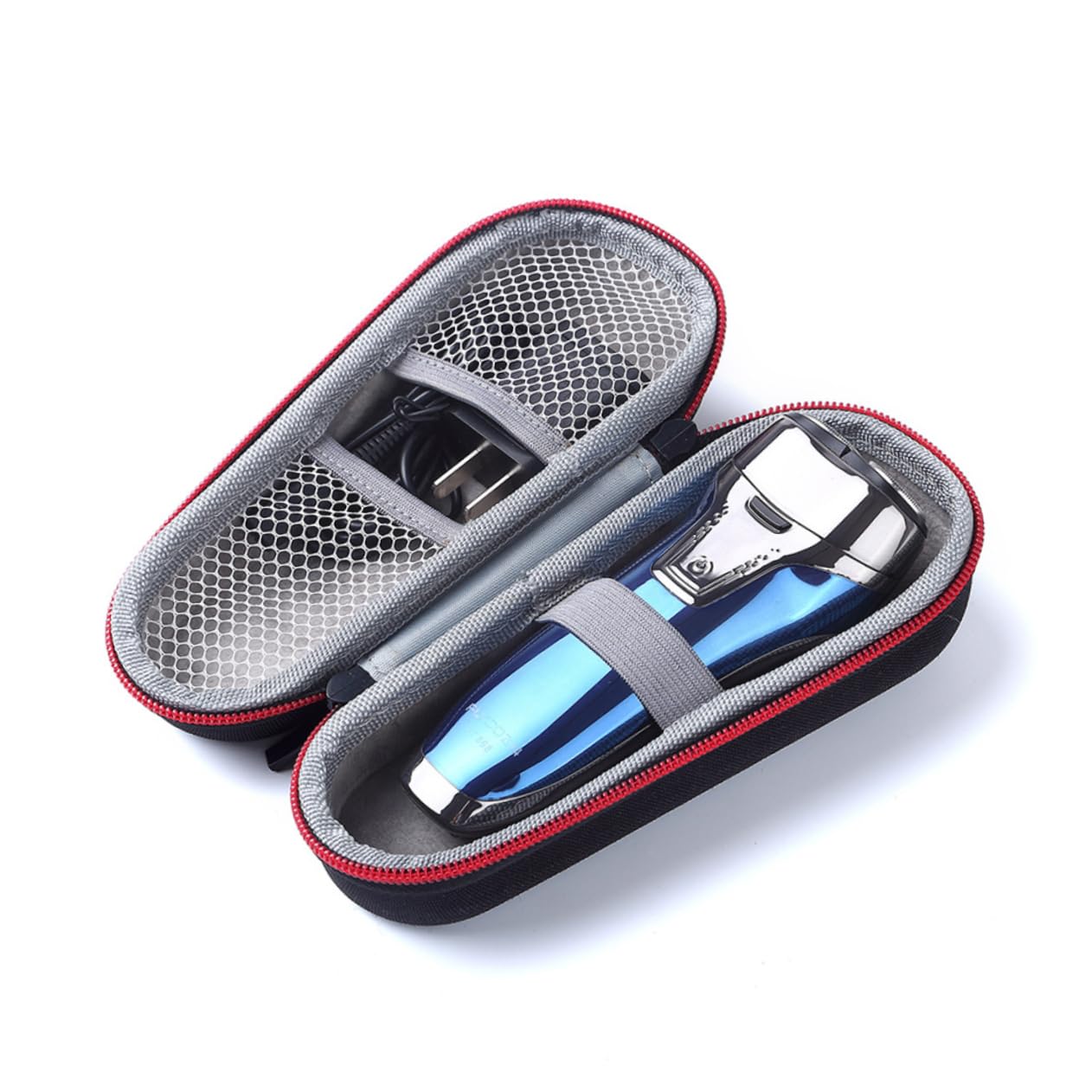 NOLITOY Men's Electric Shaver Travel Case - Black, Portable Trimmer Accessories for Electric Razors & Shavers, Perfect for Business Trips, Gym, and Traveling