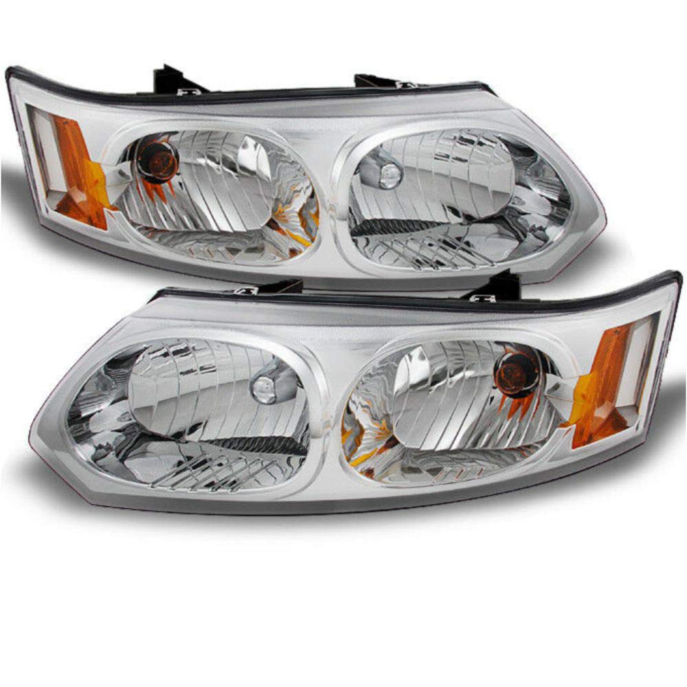 GM2502231 GM2503231 15919399 15919400 Replacement Headlight Assembly - Compatible with Driver & Passenger Side - Perfect for Night Driving & Vehicle Safety Upgrades