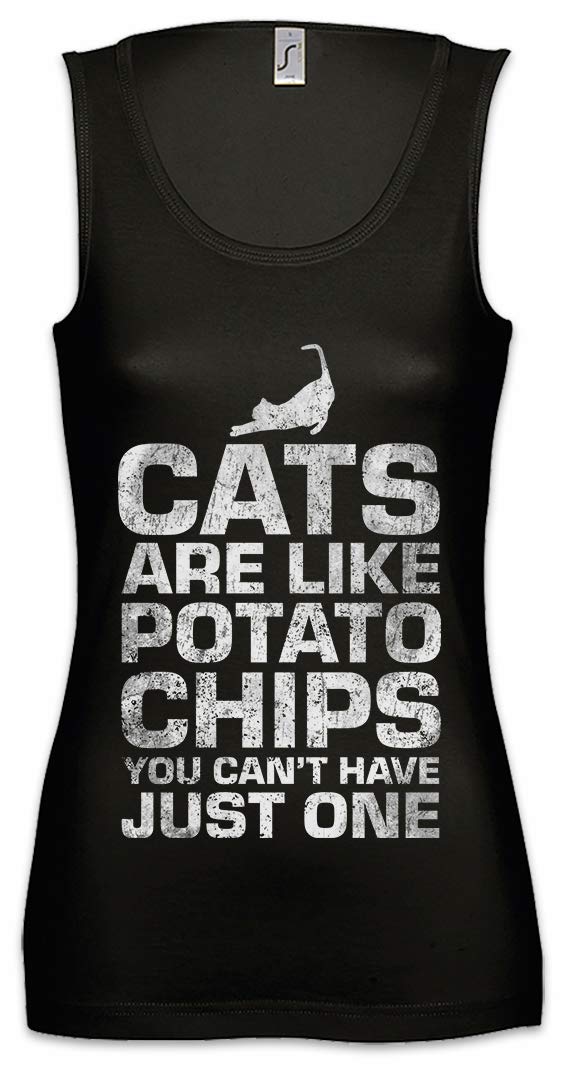 Urban Backwoods Cats Women's Tank Top - Gym Fitness Training Shirt - Soft Breathable Workout Tee for Running, Yoga & Casual Wear