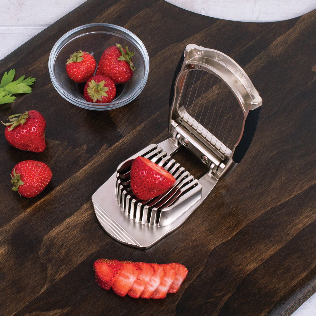 Premium Stainless Steel Egg Slicer for Hard Boiled Eggs - Perfect for Salads, Sandwiches & Meal Prep - Easy to Clean & Durable Kitchen Tool