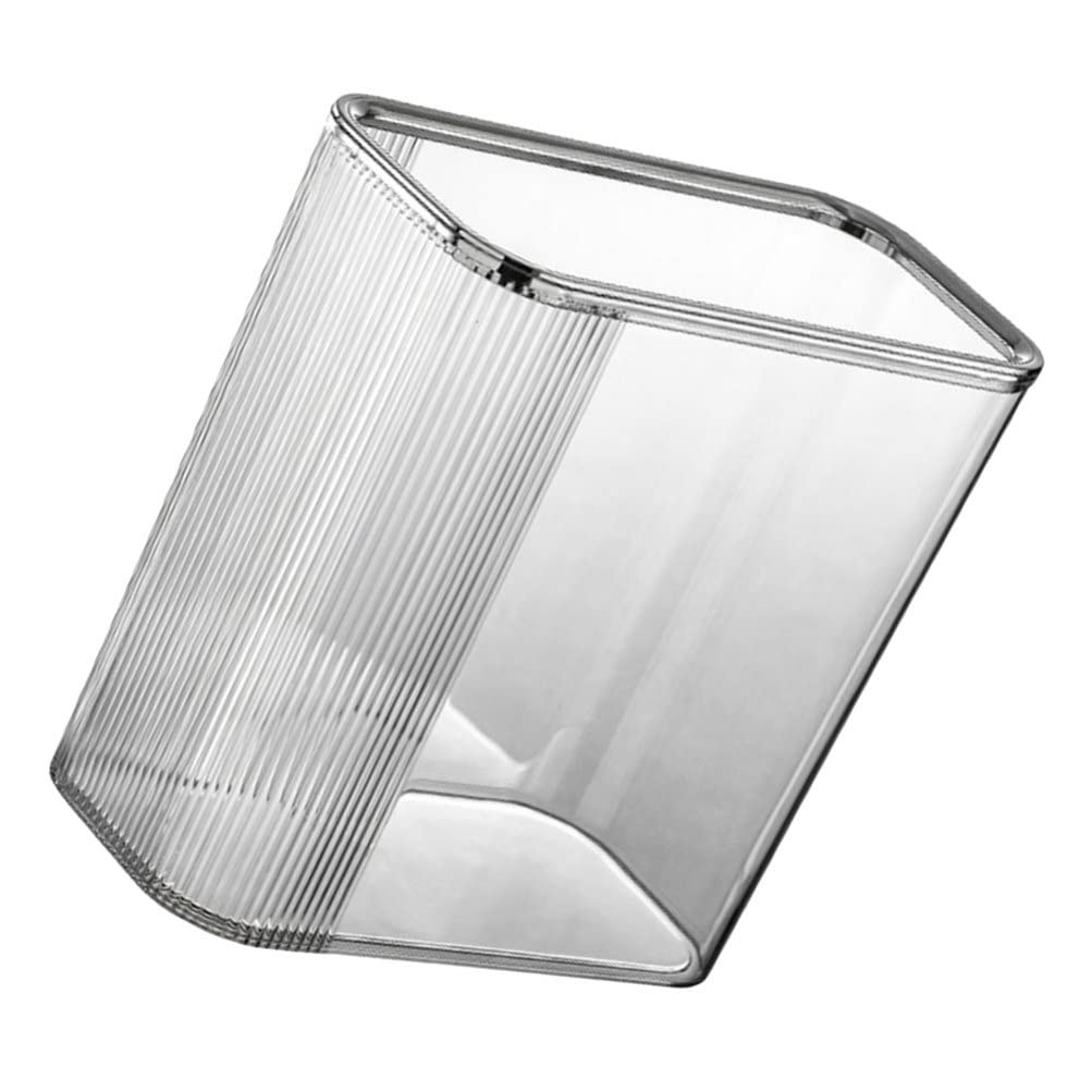 Stainless Steel Office Trash Can with Lid - 13 Gallon Waste Bin for Home, Bedroom & Office - Durable Garbage Container with Step Pedal for Easy Use - Perfect for Kitchen, Bathroom & Workspace