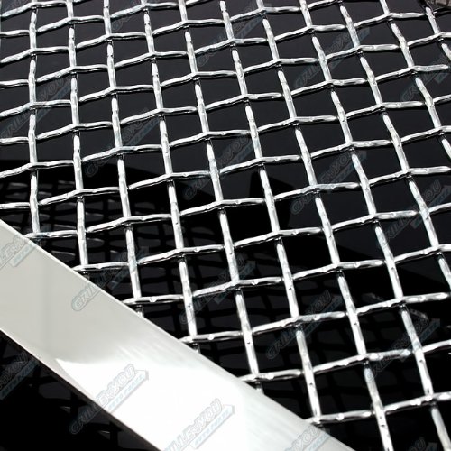 APS Compatible with Dodge Grand Caravan 2011-2020 Lower Bumper Stainless Steel Chrome Mesh Front Grill Grille Insert D76867T - Upgrade Your Vehicle's Style & Protection for Daily Driving & Car Shows