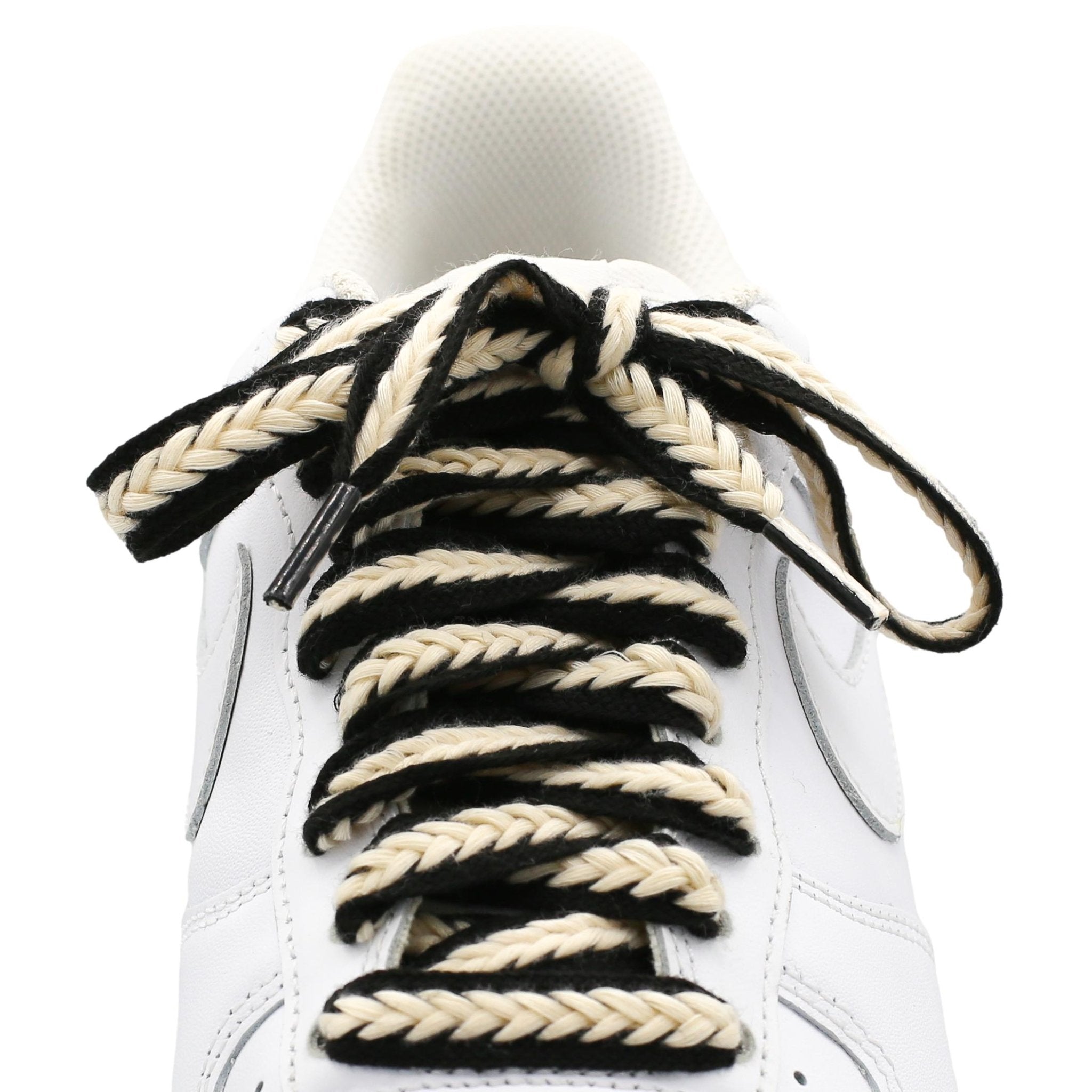 Durable Flat Interwoven Shoe Laces for Sneakers & Casual Shoes - Non-Slip, Comfortable & Stylish - Perfect for Running, Walking & Everyday Wear