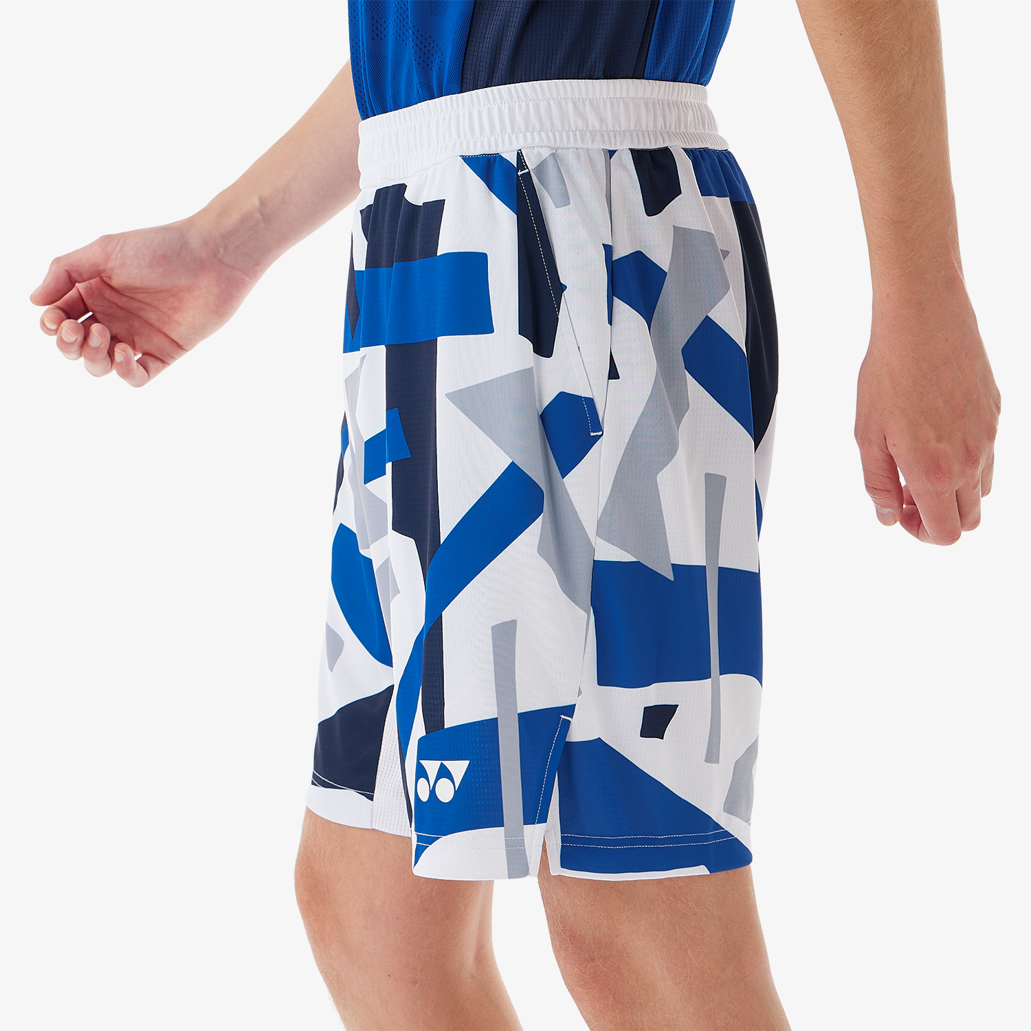 Yonex Men's Knit Shorts 15203 - White | Comfortable & Breathable Athletic Shorts for Tennis, Running & Gym Workouts