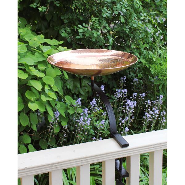 Polished Copper Birdbath for Garden - Elegant Outdoor Bird Feeder & Decorative Water Bath for Birds - Perfect for Backyard, Patio, and Garden Decor