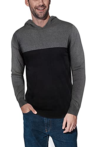 Heather Charcoal & Black Colorblock