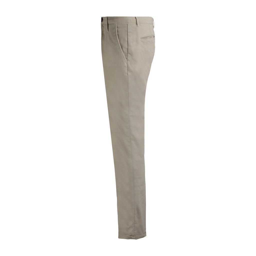 FRADI Men's Fleece-Lined Stretch Cotton Chinos Pants - Comfortable & Stylish Casual Beige Trousers for Work, Travel & Everyday Wear