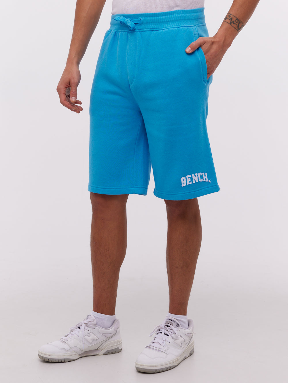 Jackton Collegiate Jogger Shorts for Men - Comfortable Athletic Running Workout Shorts with Pockets - Perfect for Gym, Yoga, and Casual Wear