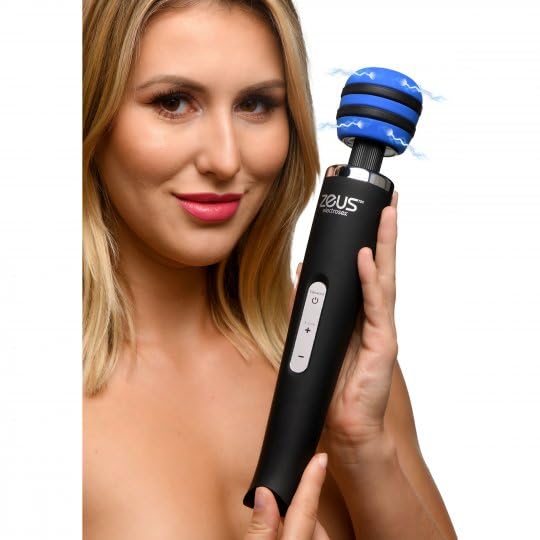 Premium Vibrating Electric Shock Wand with Remote Control - Powerful Clitoral & Nipple Stimulator for Women | BDSM Adult Toy, Couples Massager & Bondage Kit | Made in USA | Perfect for Sensual Play, Spicing Up Relationships & Solo Pleasure