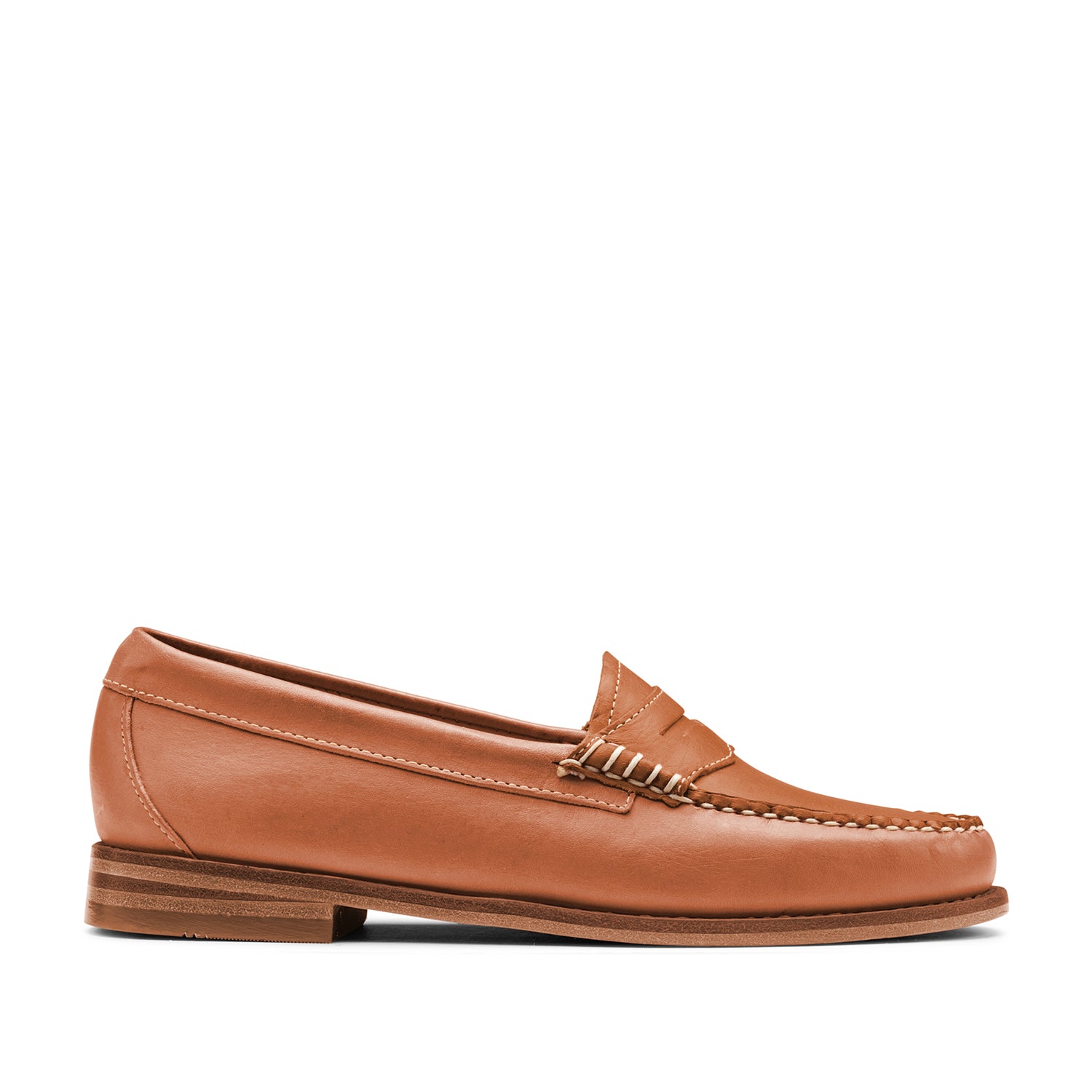 G.H. Bass Women's Whitney Vachetta Venetian Loafers in Tan | Classic Comfort Slip-On Shoes for Work, Office & Casual Outfits