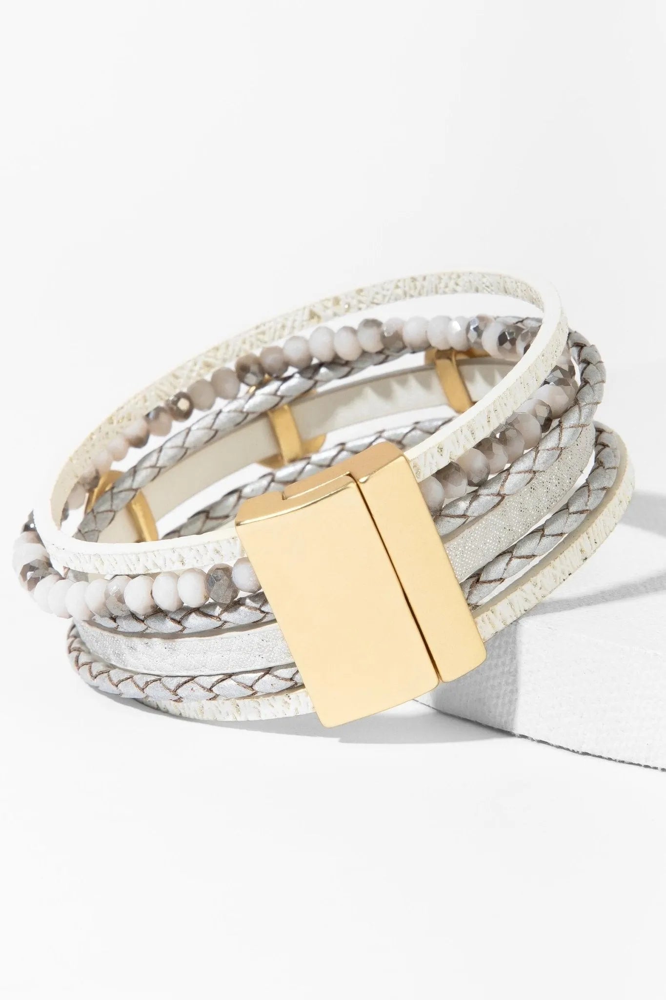 Elegant Leather Gold Medallion Multi Strand Bracelet for Women - Boho Chic Jewelry for Parties, Weddings & Everyday Wear