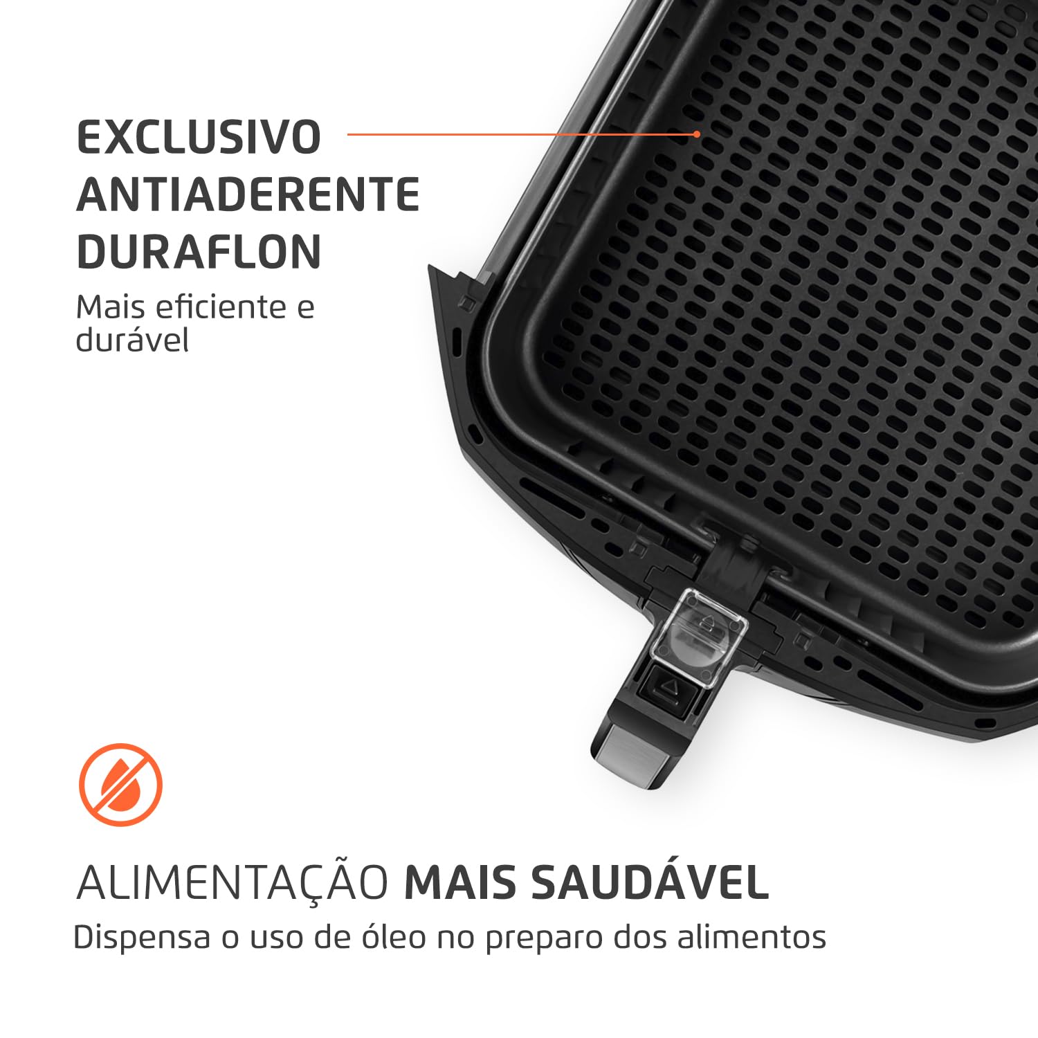 Mondial 8L Air Fryer Oil Free Cooker, 1900W, 110V, Black/Stainless Steel (AFN-80-BI) - Healthy Frying for Family Meals, Snacks & Party Foods
