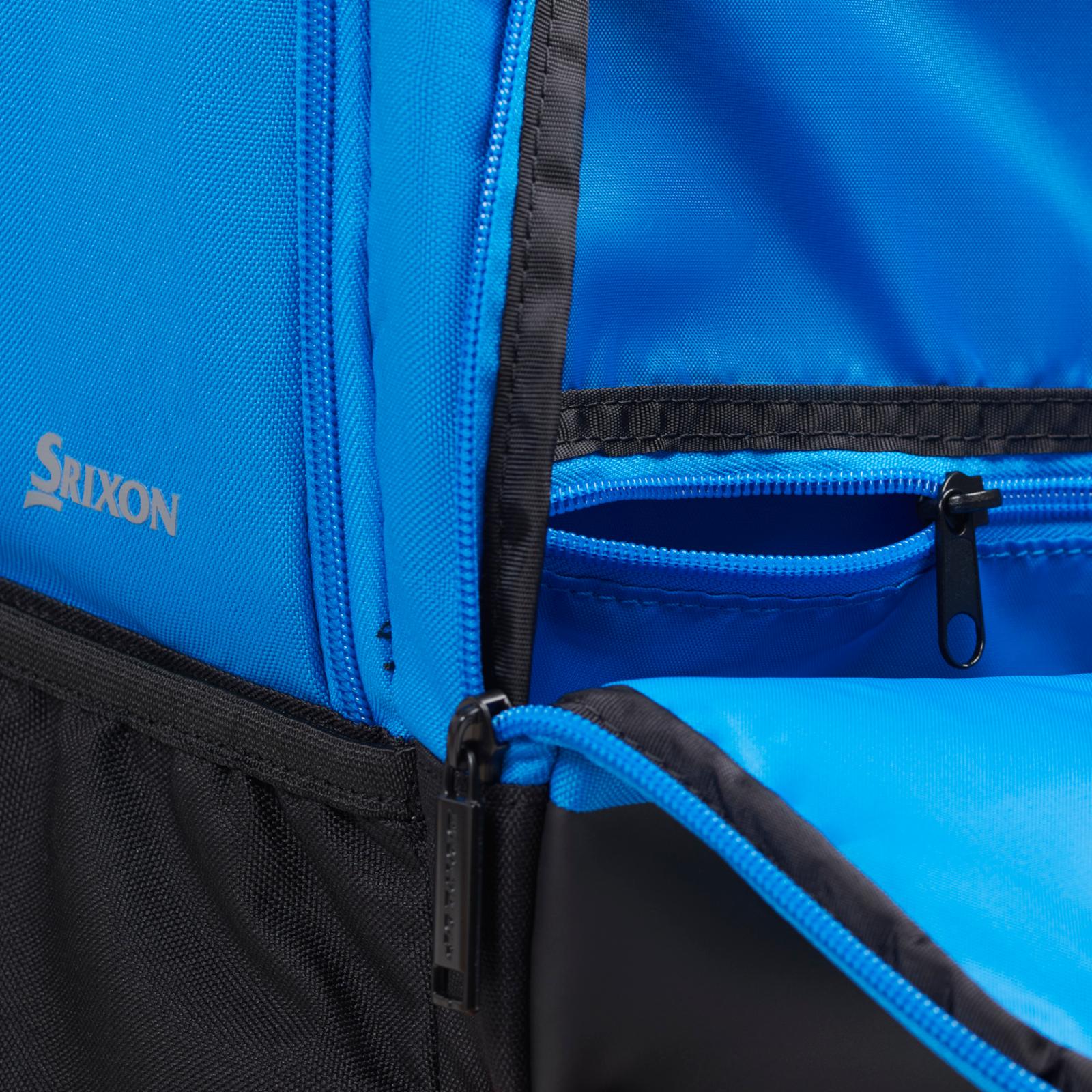 Dunlop FX Performance Backpack Tennis Racquet Bag - Blue/Black | Lightweight & Durable for Tennis Players | Perfect for Training, Matches & Travel